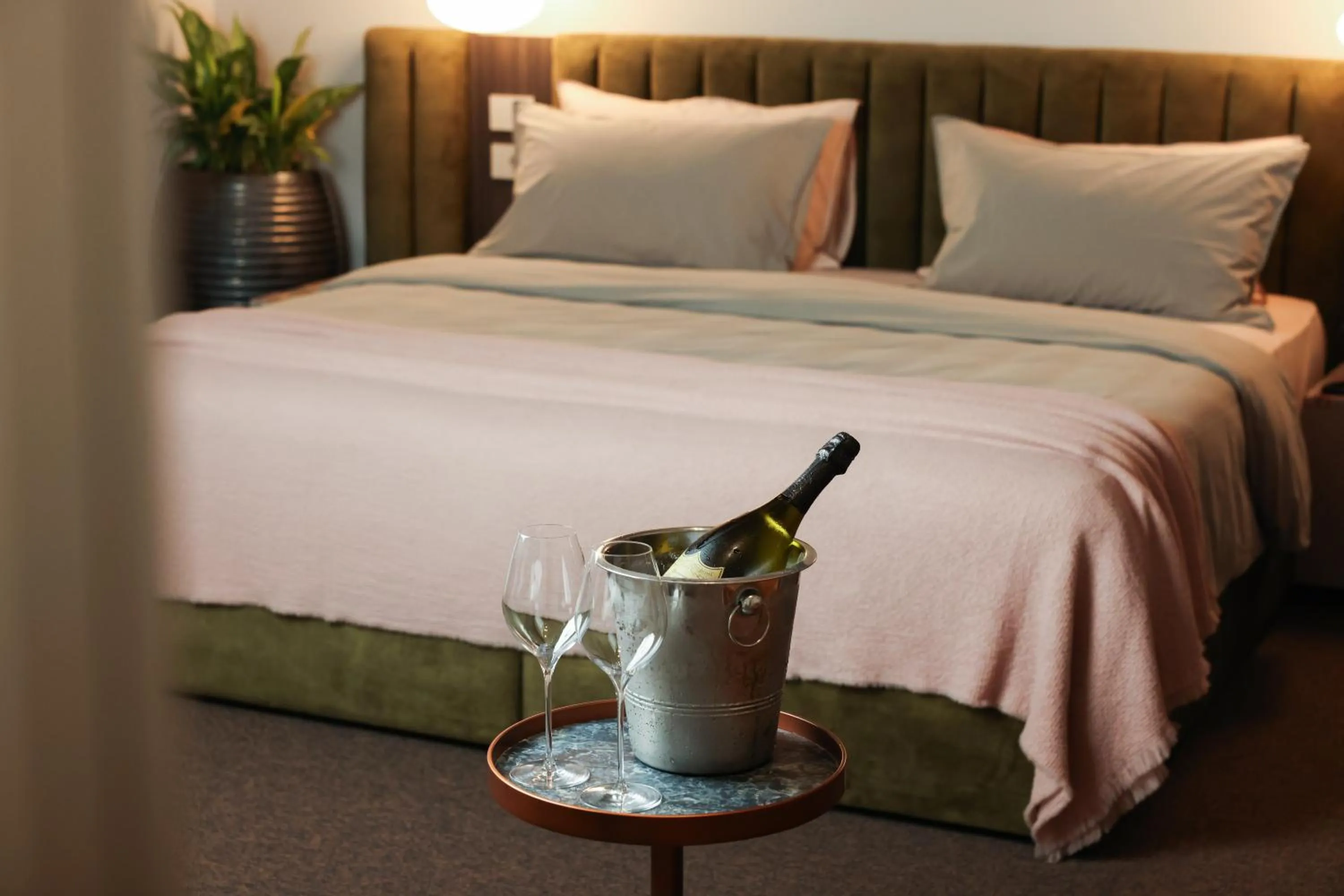 Bed in Padam Boutique Hotel