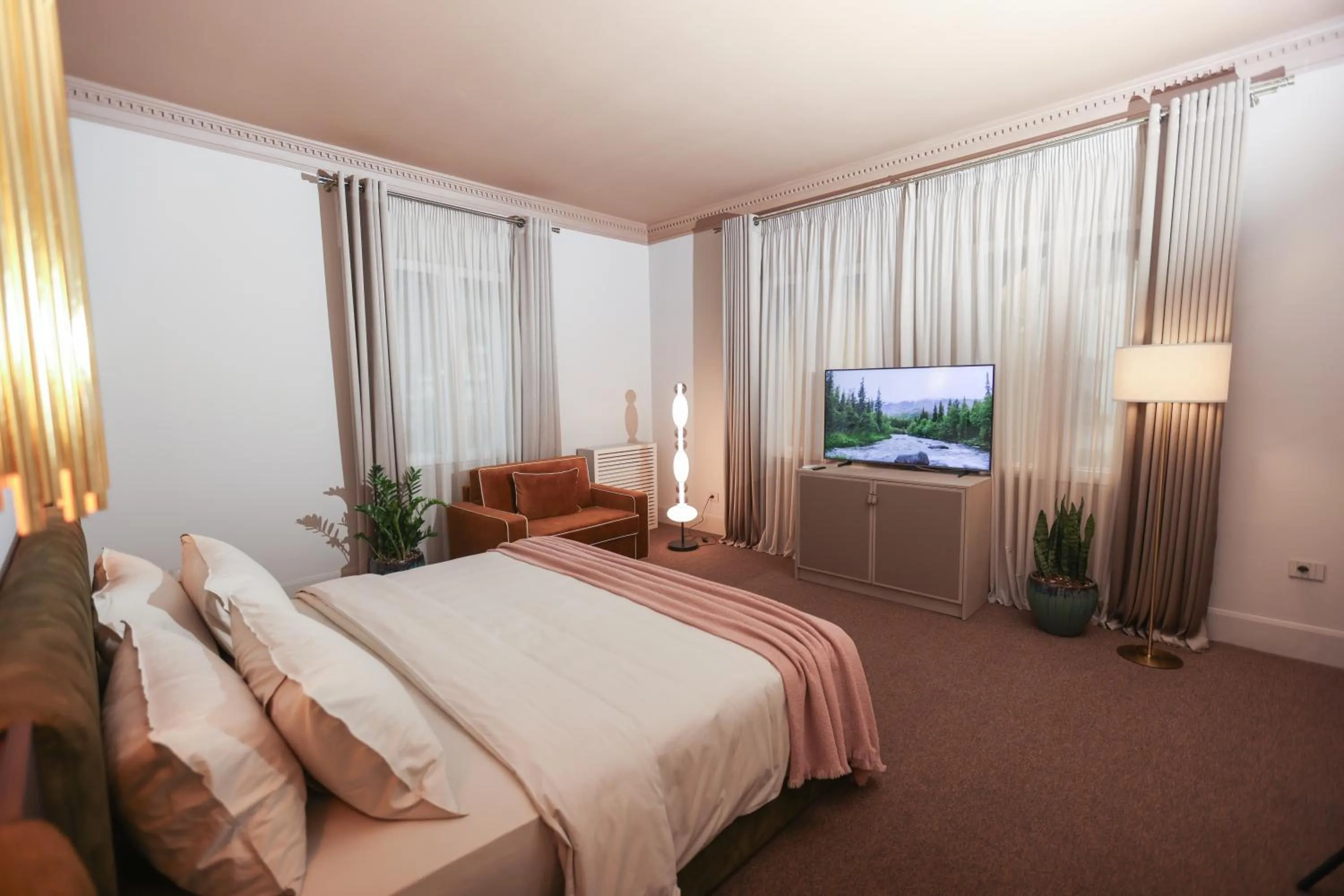 Bed in Padam Boutique Hotel