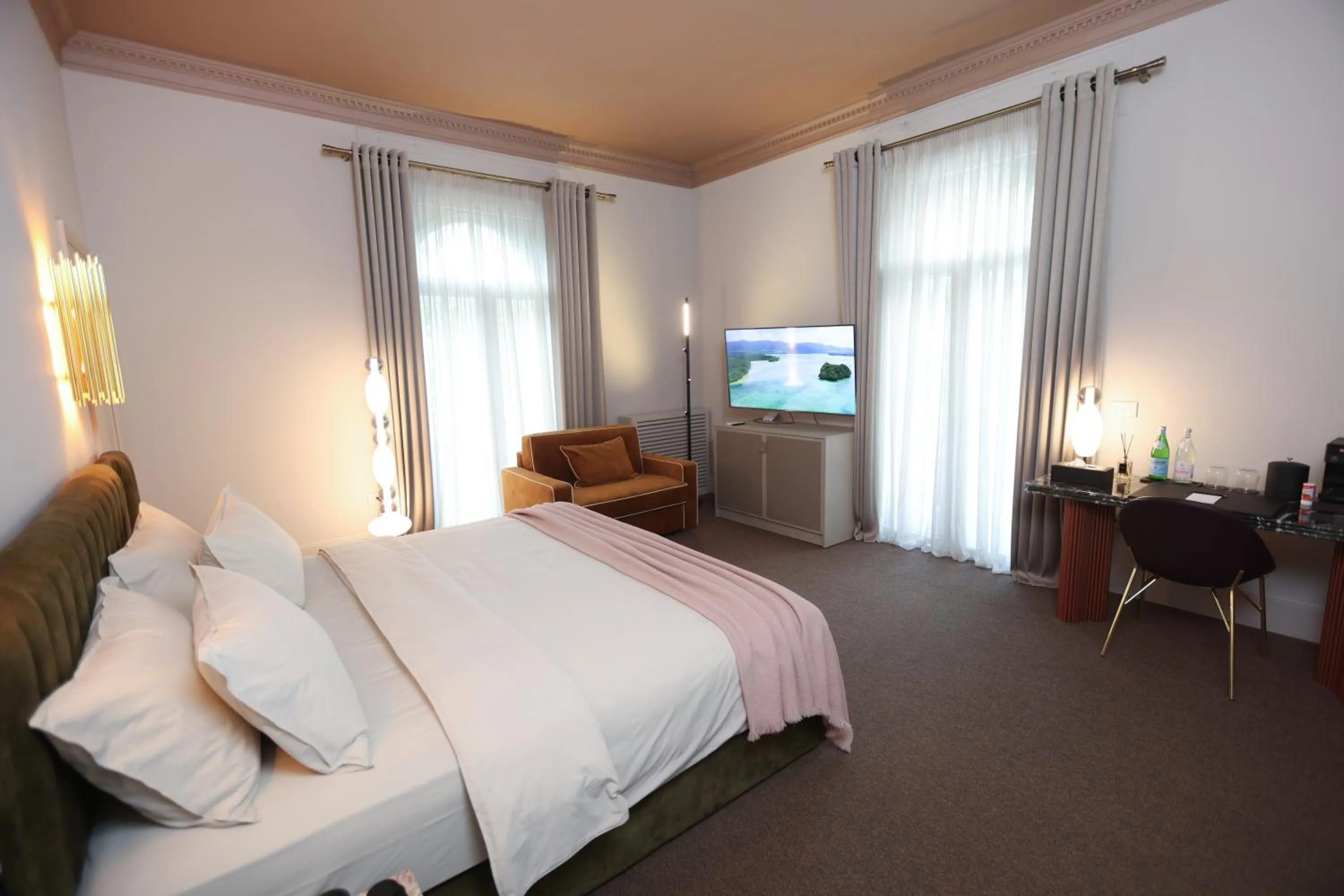 Bed in Padam Boutique Hotel