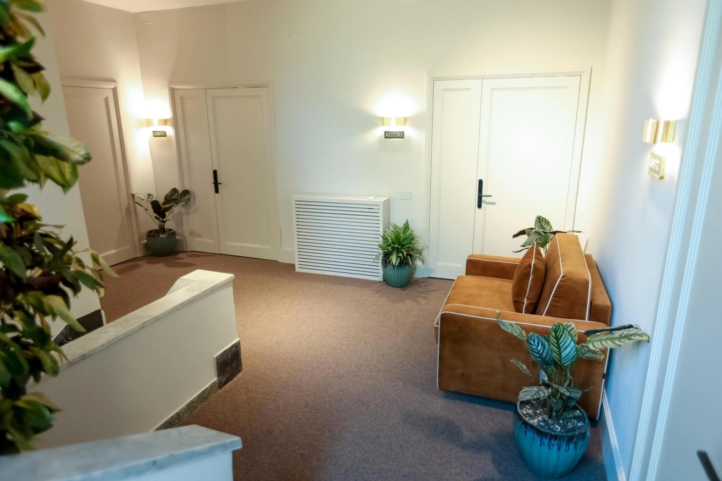 Seating area in Padam Boutique Hotel