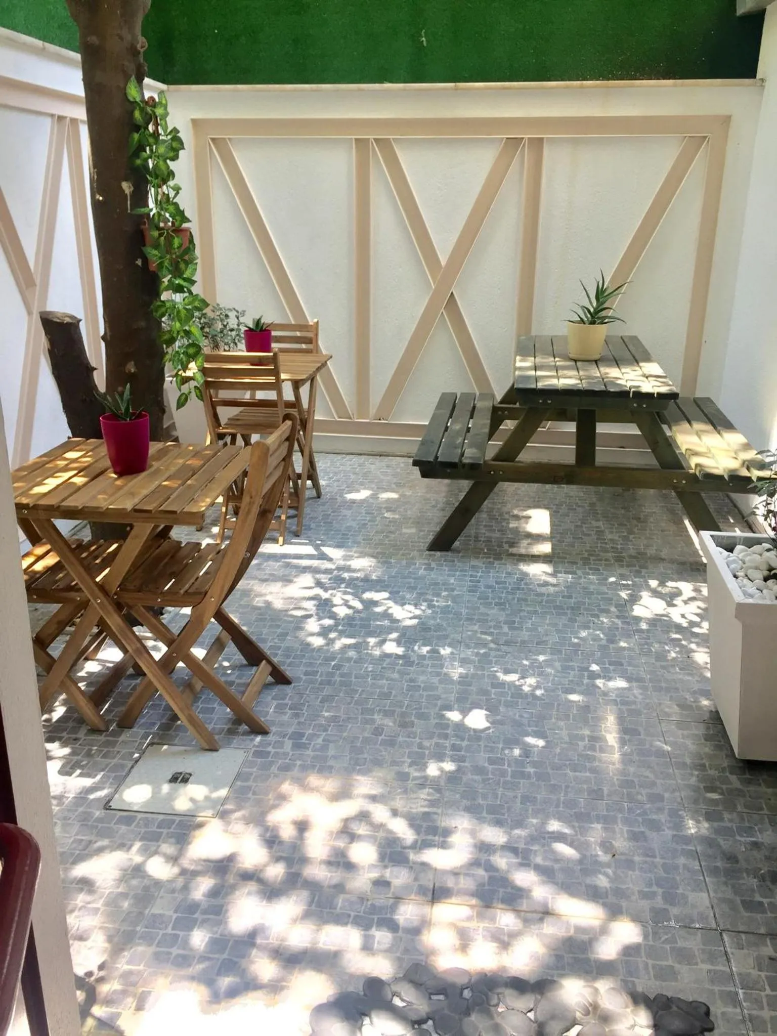 Patio in Hotel Balca