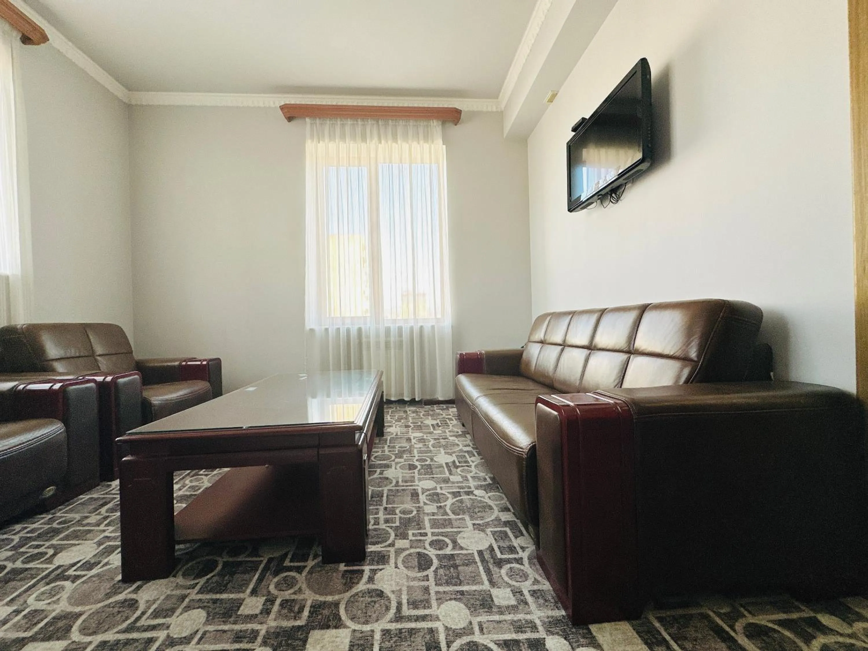 Seating area in SD Hotel