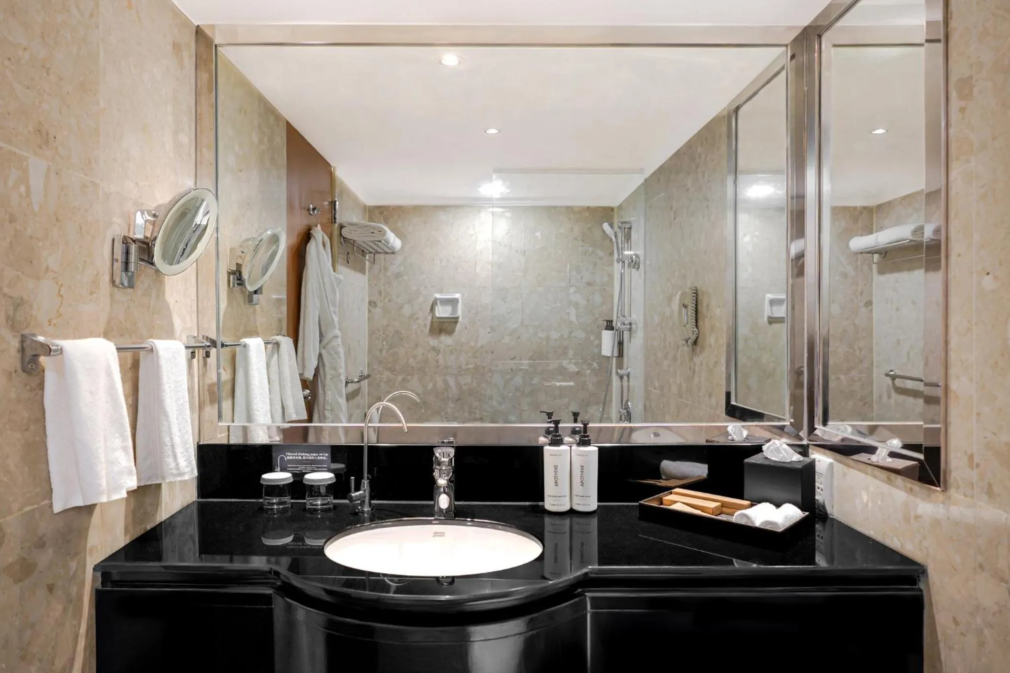 Bathroom in voco Orchard Singapore by IHG