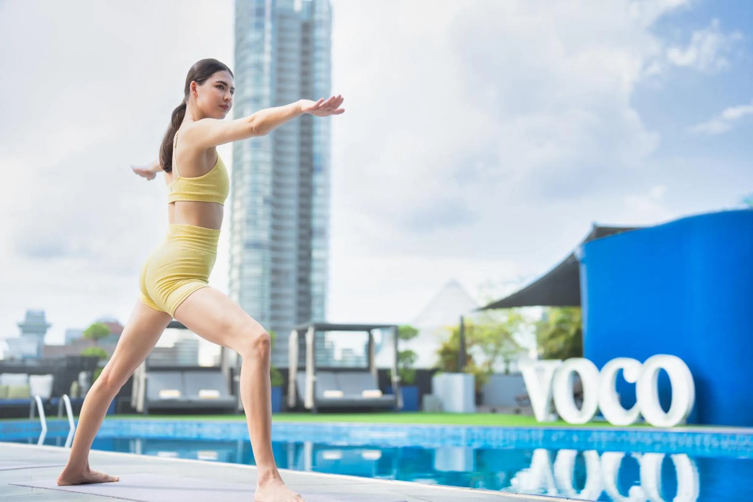Swimming pool in voco Orchard Singapore by IHG