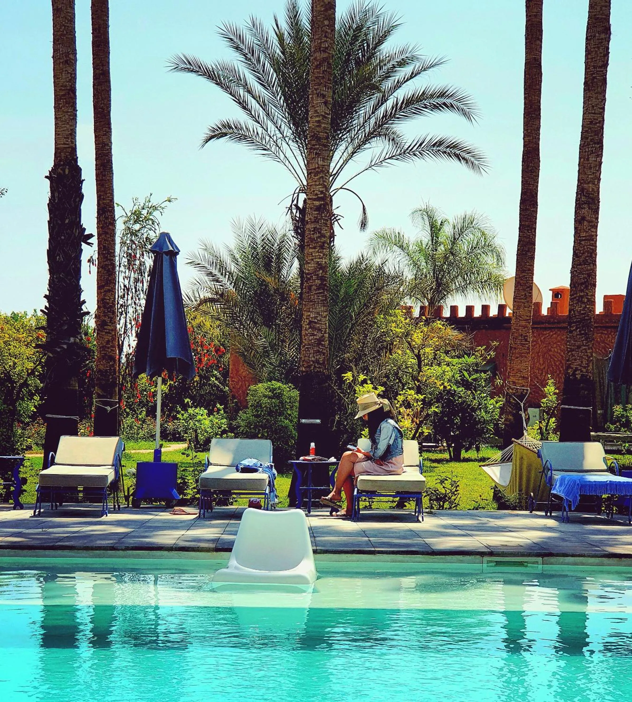 Swimming pool in Casa Taos
