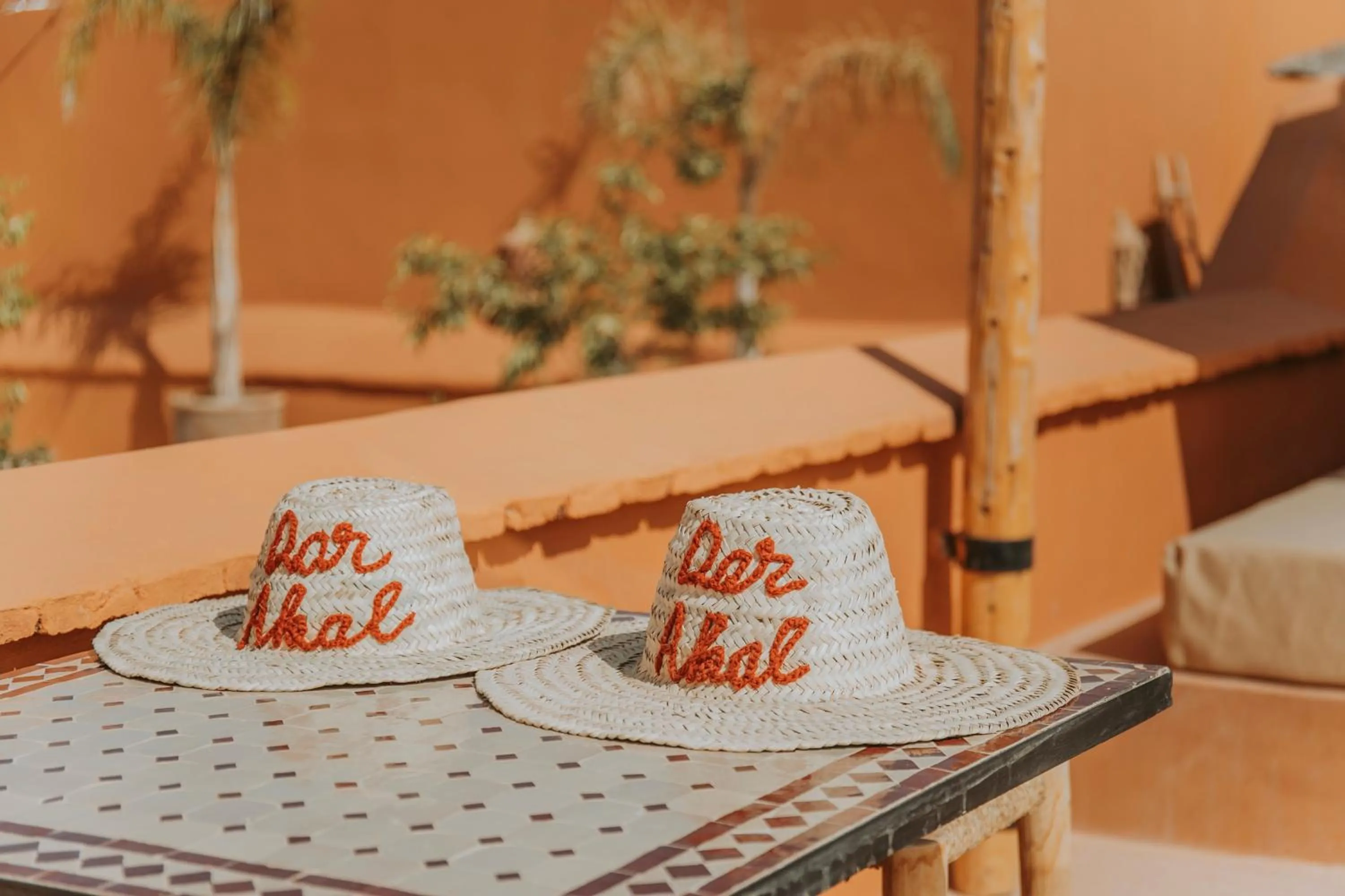 Balcony/Terrace, Bed in Dar Akal