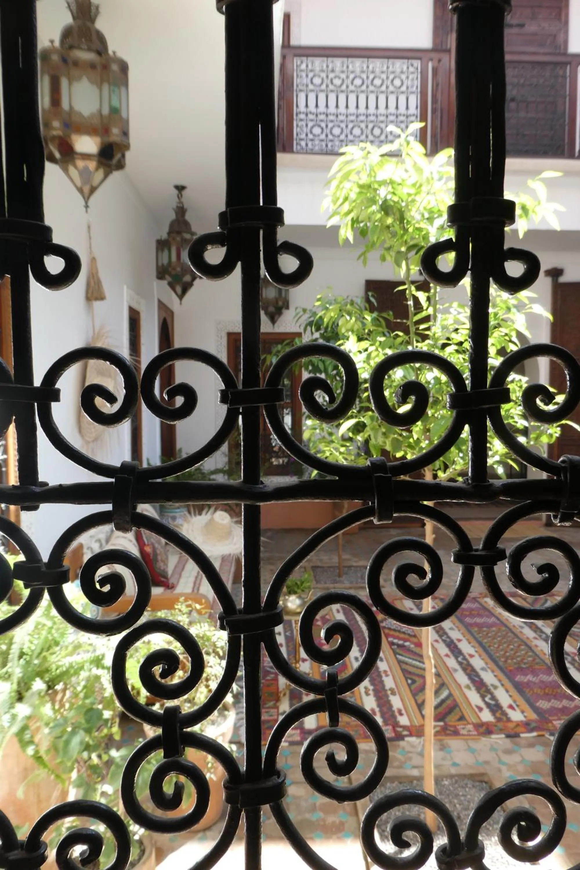 Decorative detail in Riad Smara