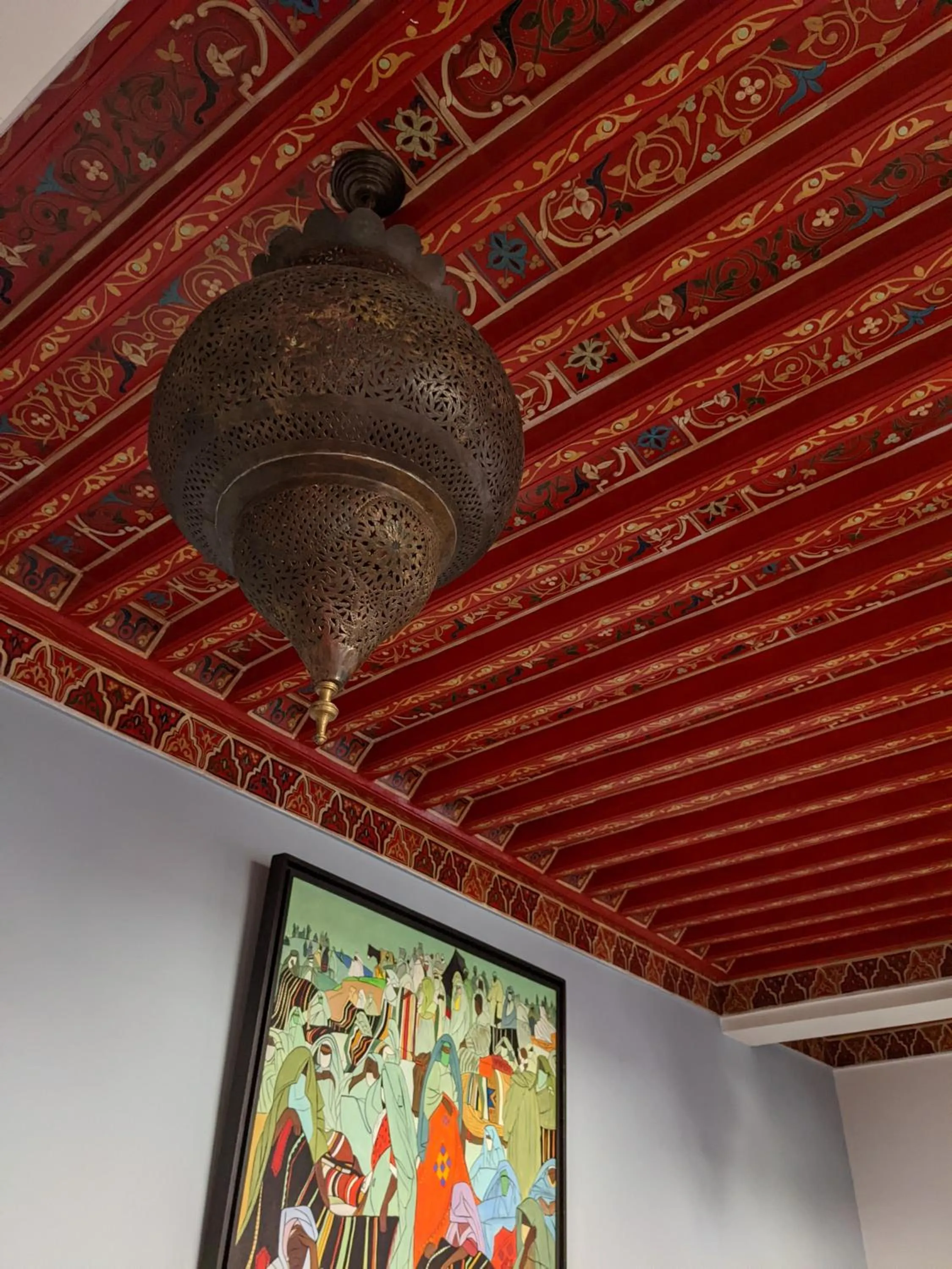 Decorative detail in Riad Smara