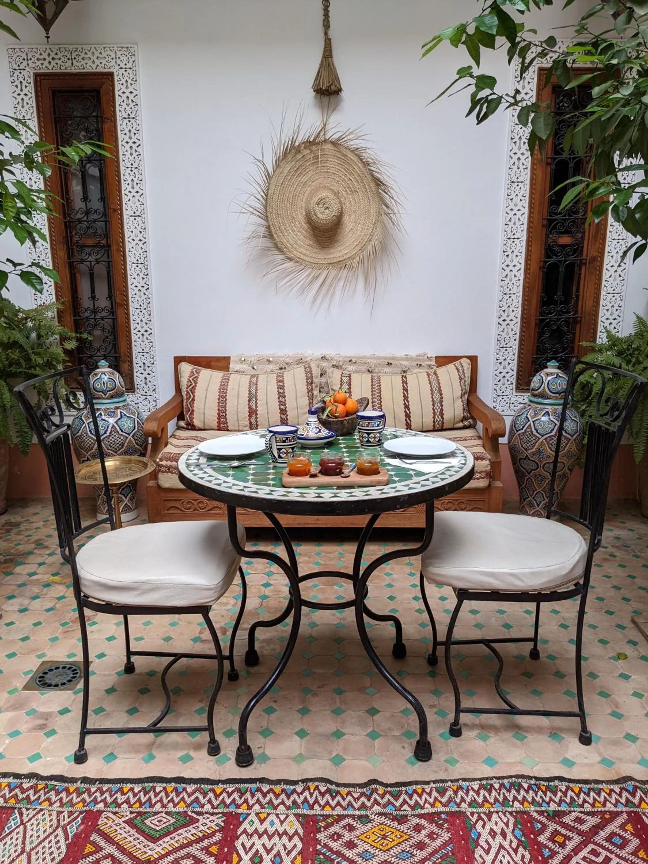 Dining area in Riad Smara