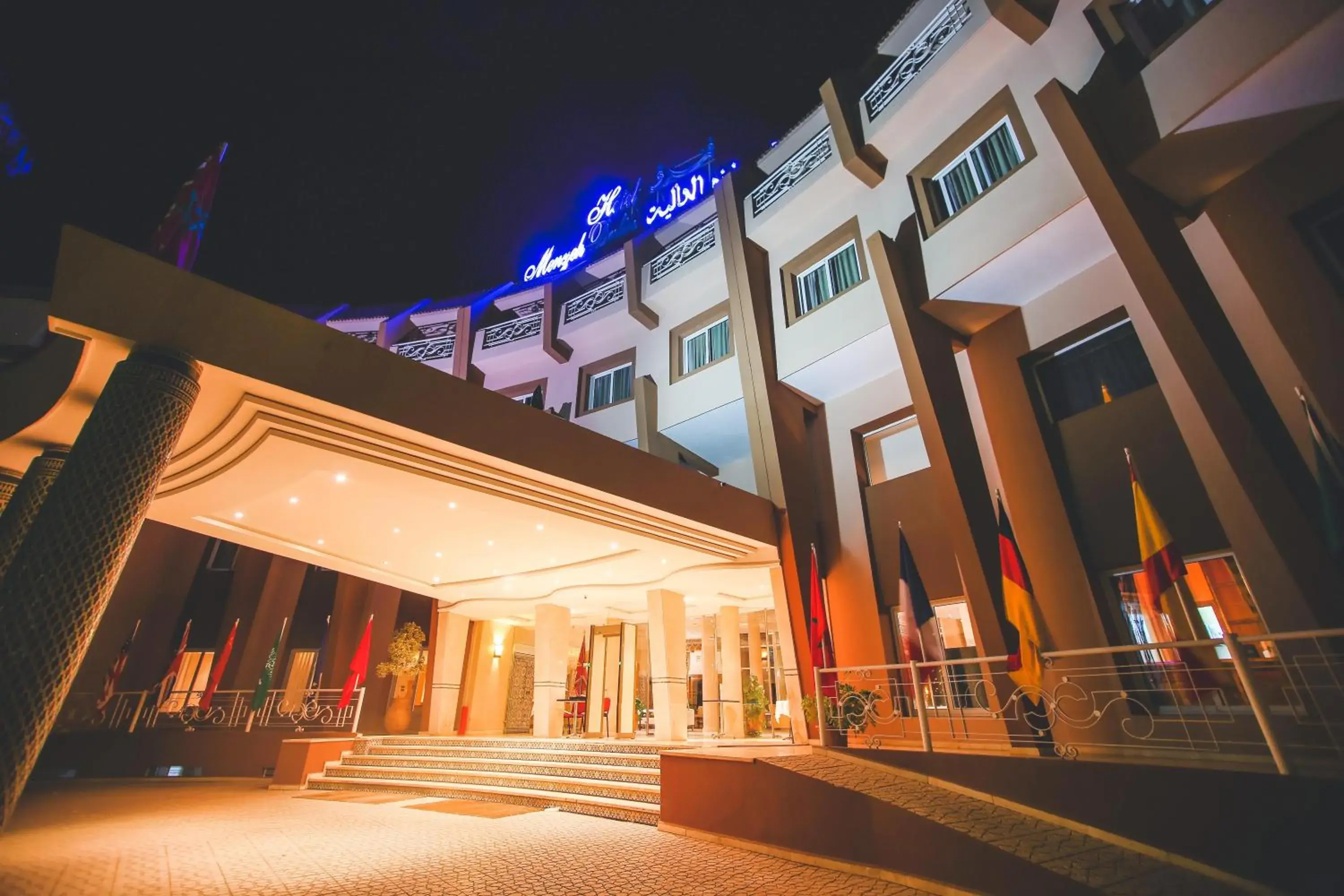 Property building in Hotel Menzeh Dalia Property building in Hotel Menzeh Dalia