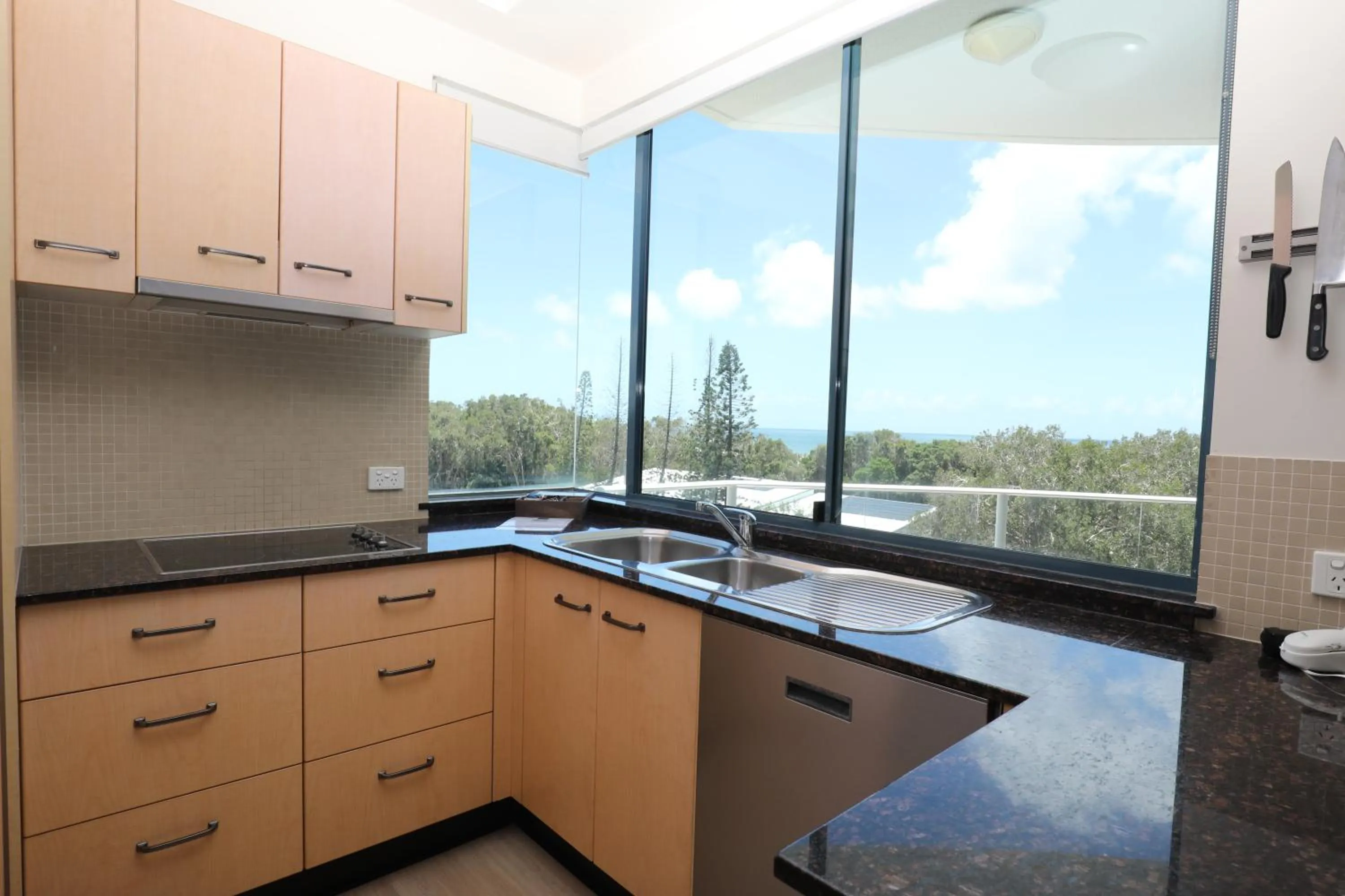 Kitchen or kitchenette in Santorini Twin Waters