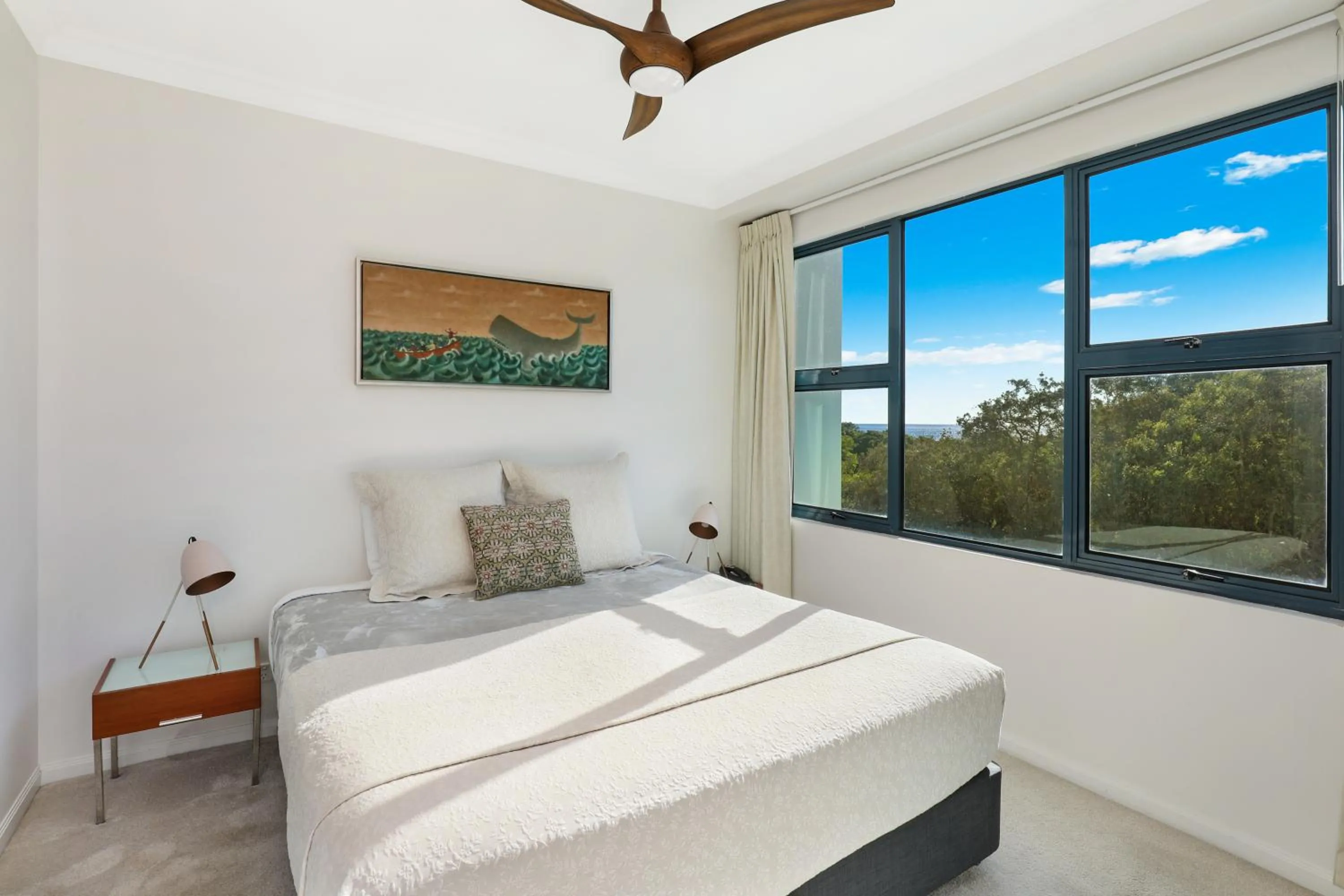 Bedroom, Bed in Santorini Twin Waters