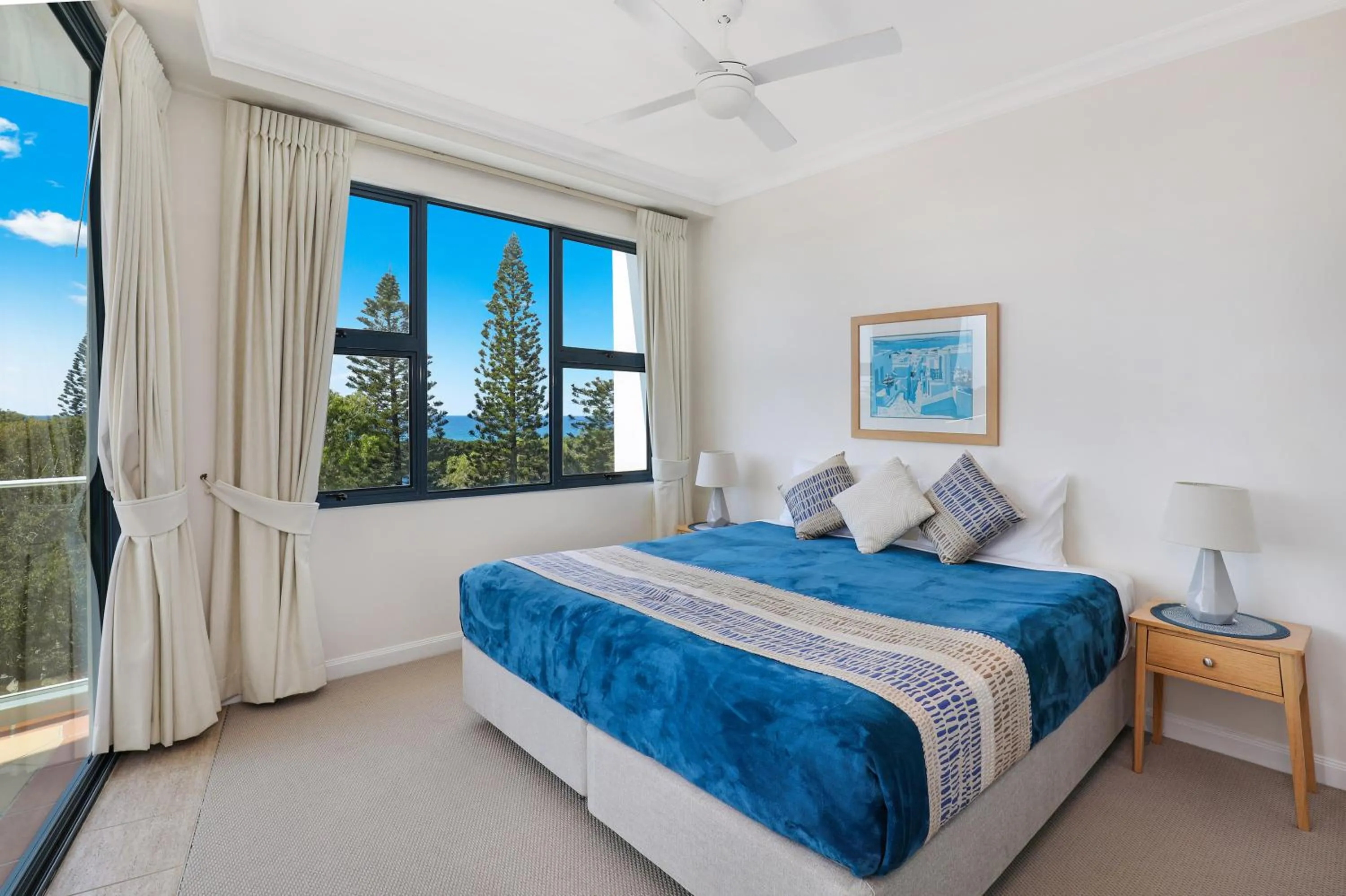 Bedroom, Bed in Santorini Twin Waters