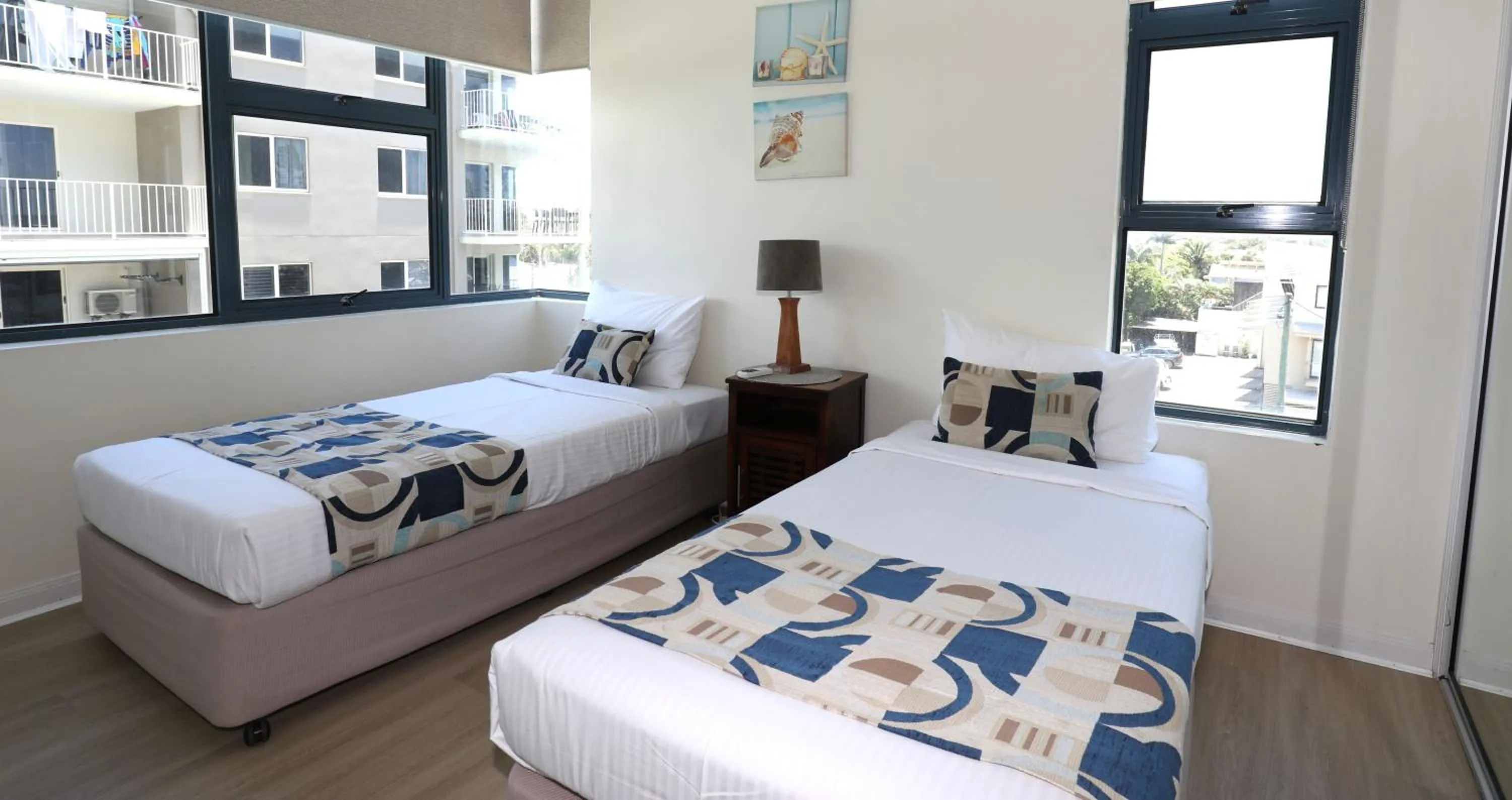 Bedroom, Bed in Santorini Twin Waters