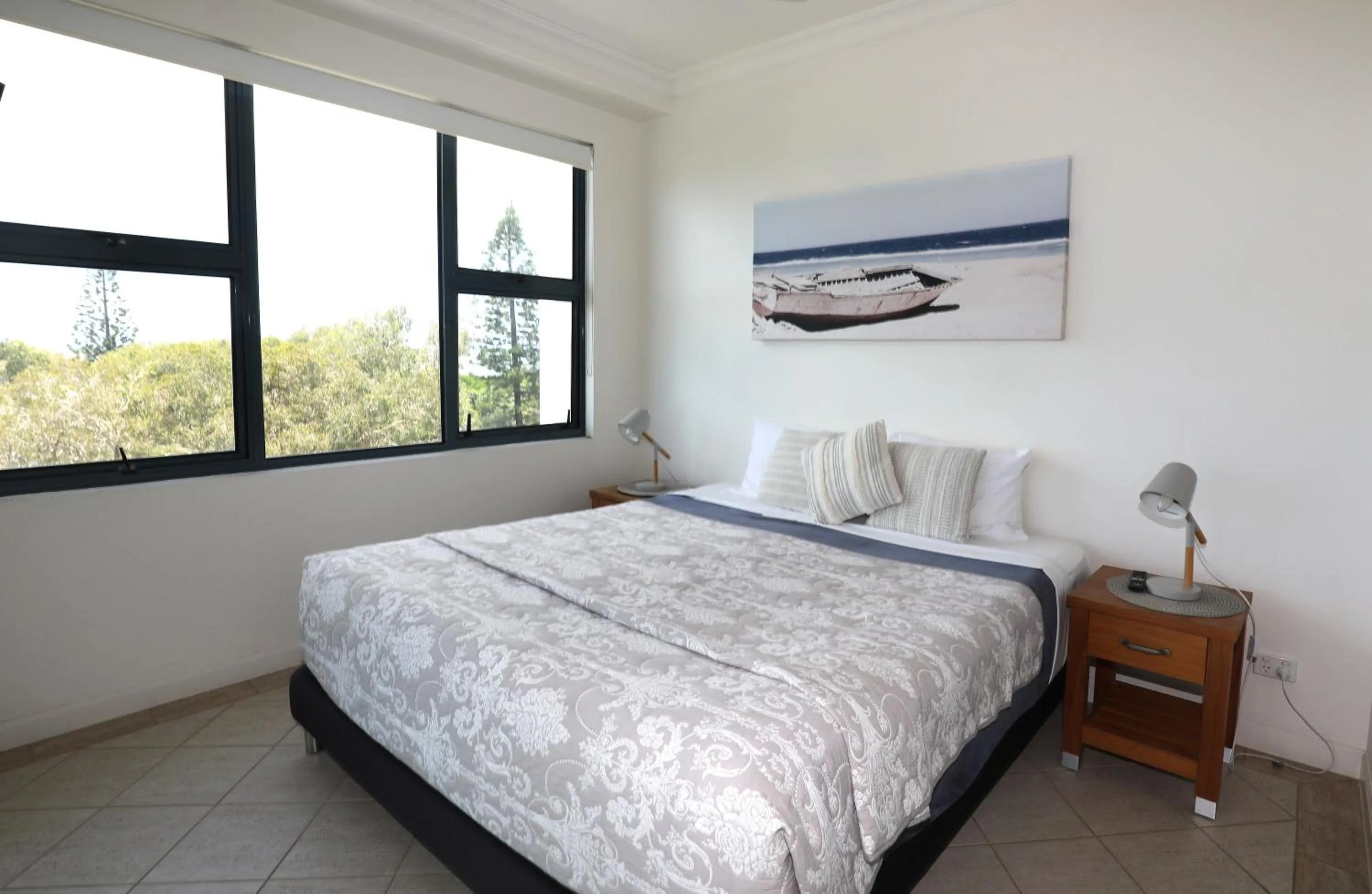 Bedroom, Bed in Santorini Twin Waters