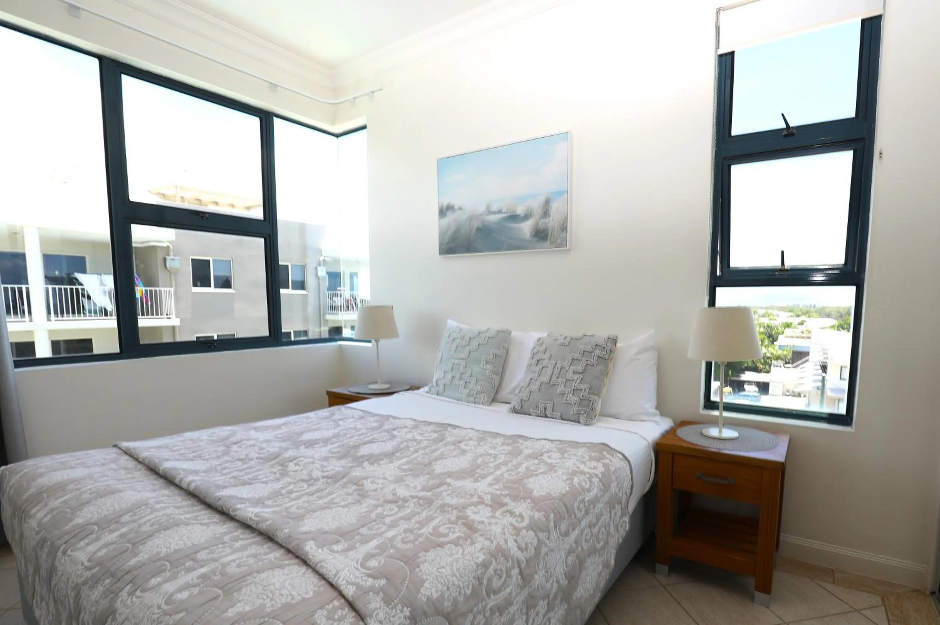 Bedroom, Bed in Santorini Twin Waters