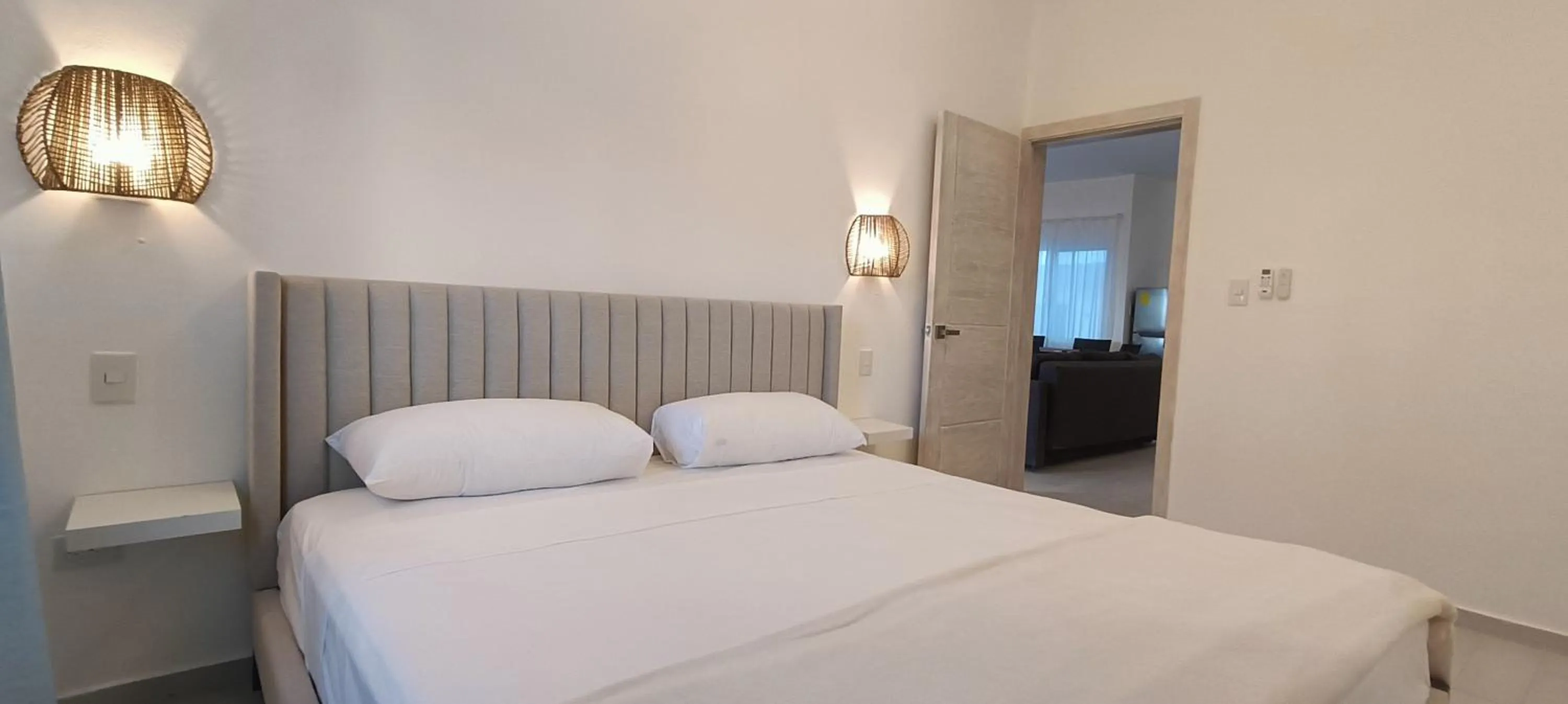 Bedroom, Bed in Las Terrazas Condo Punta Cana Beach - Los Corales Village