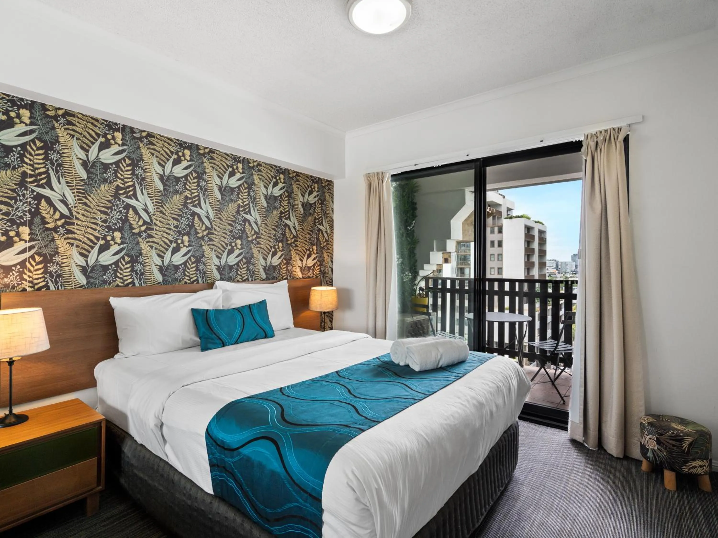 Bed in Central Brunswick Apartment Hotel