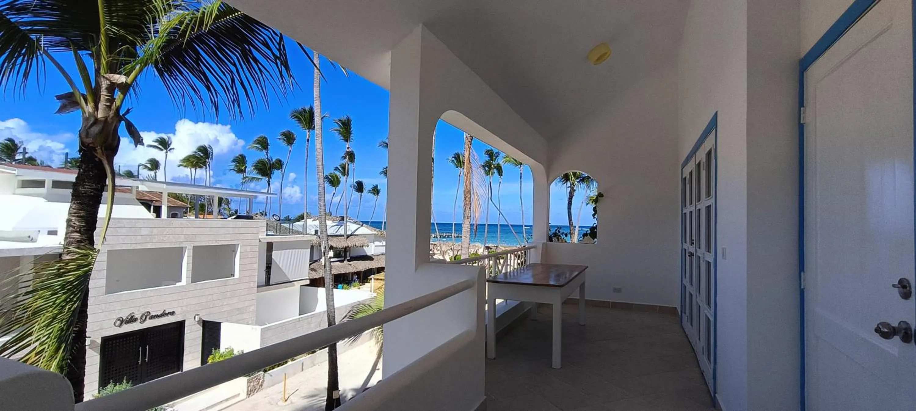 Patio in Flor del Mar Condo Punta Cana Beachfront