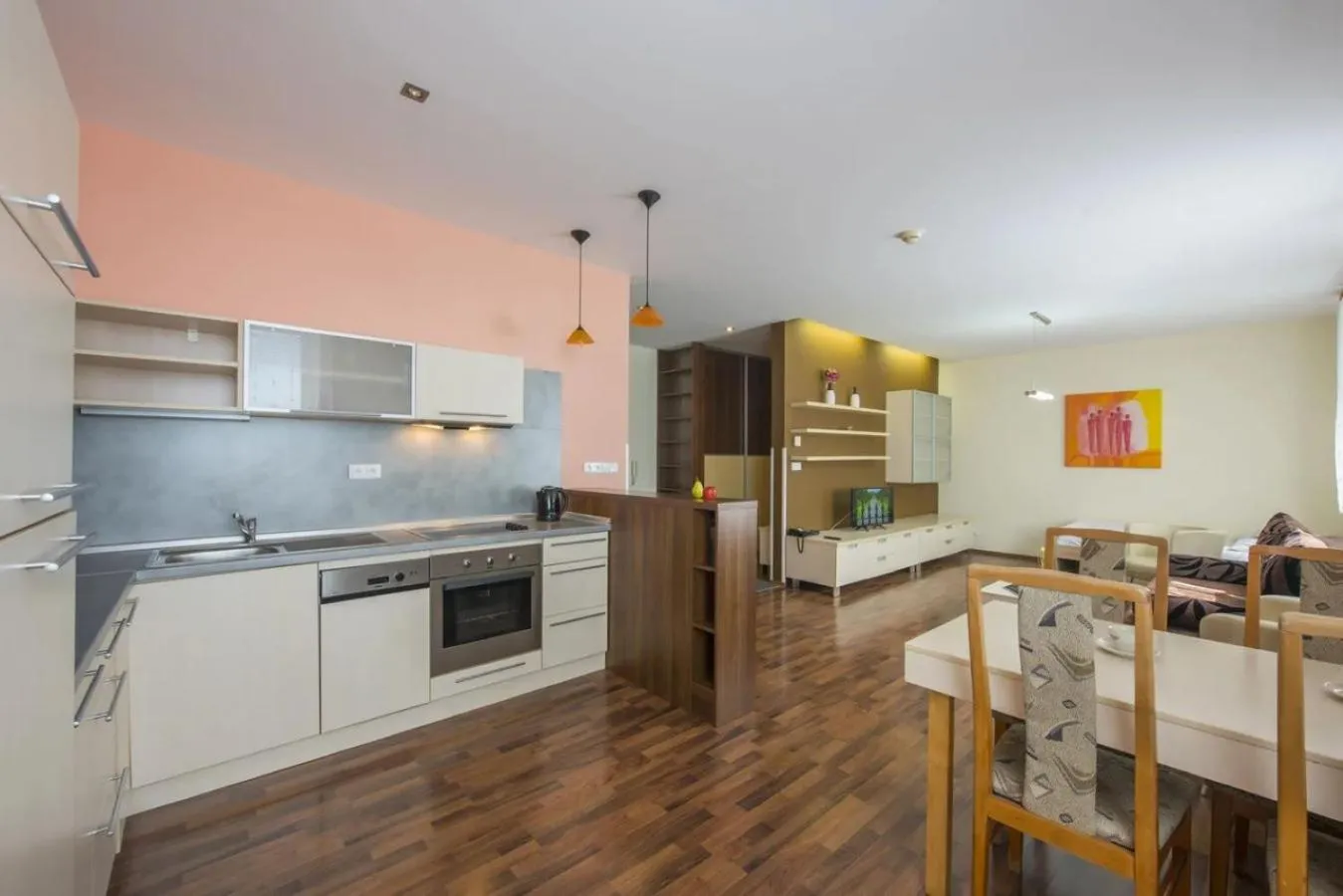 Kitchen or kitchenette in Hotel Spolcentrum