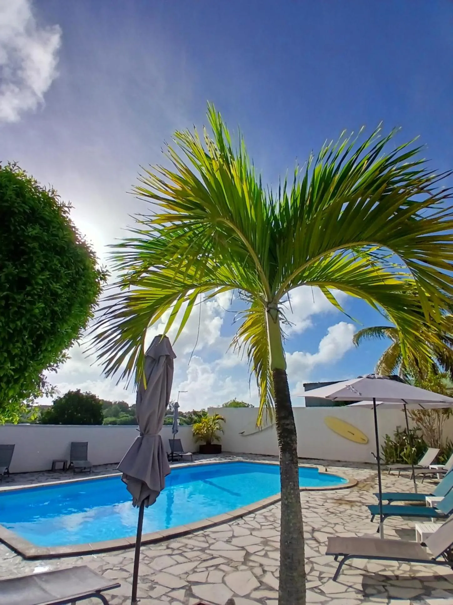 Swimming pool in Ti Village Creole