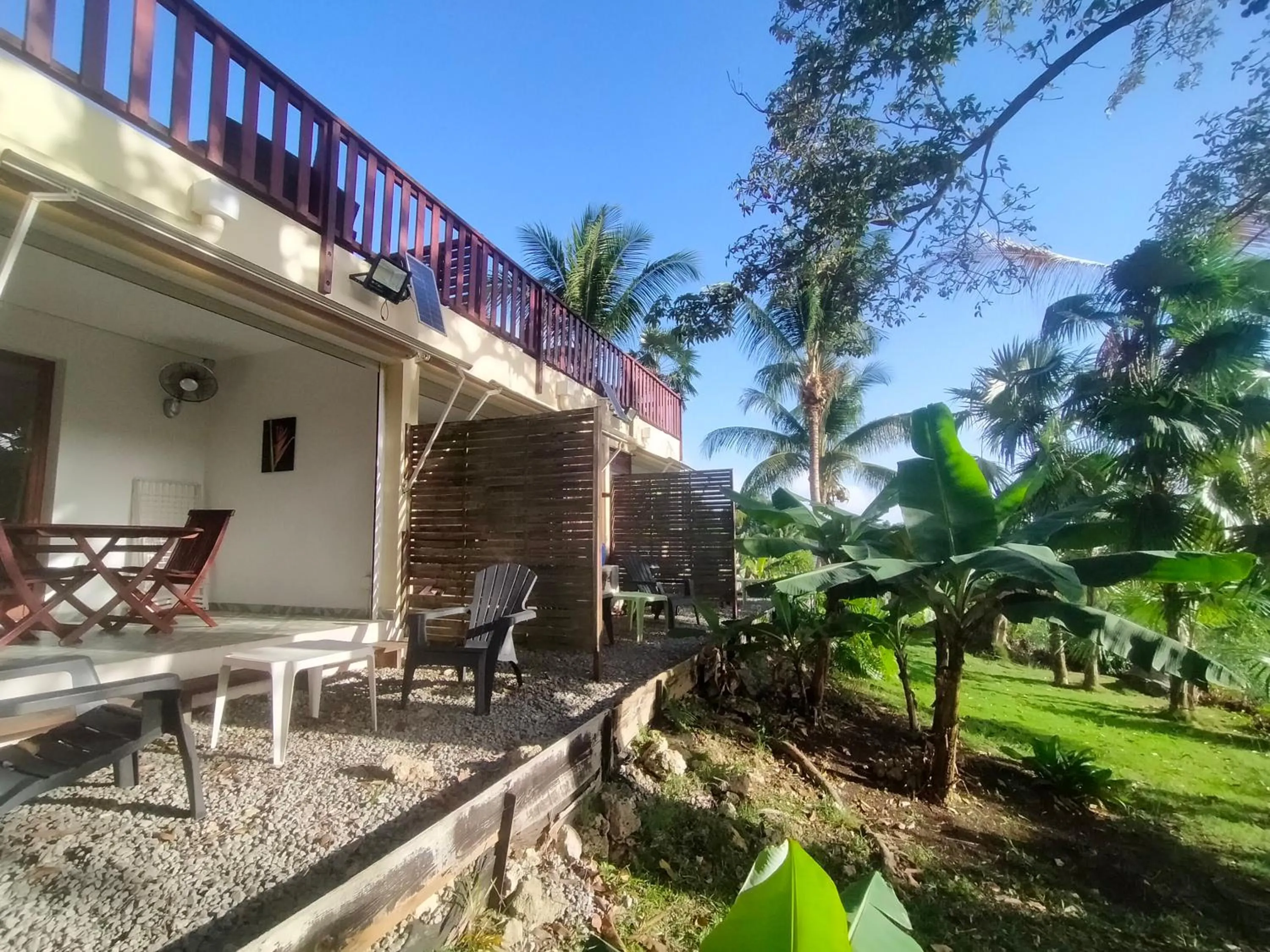 Patio in Ti Village Creole