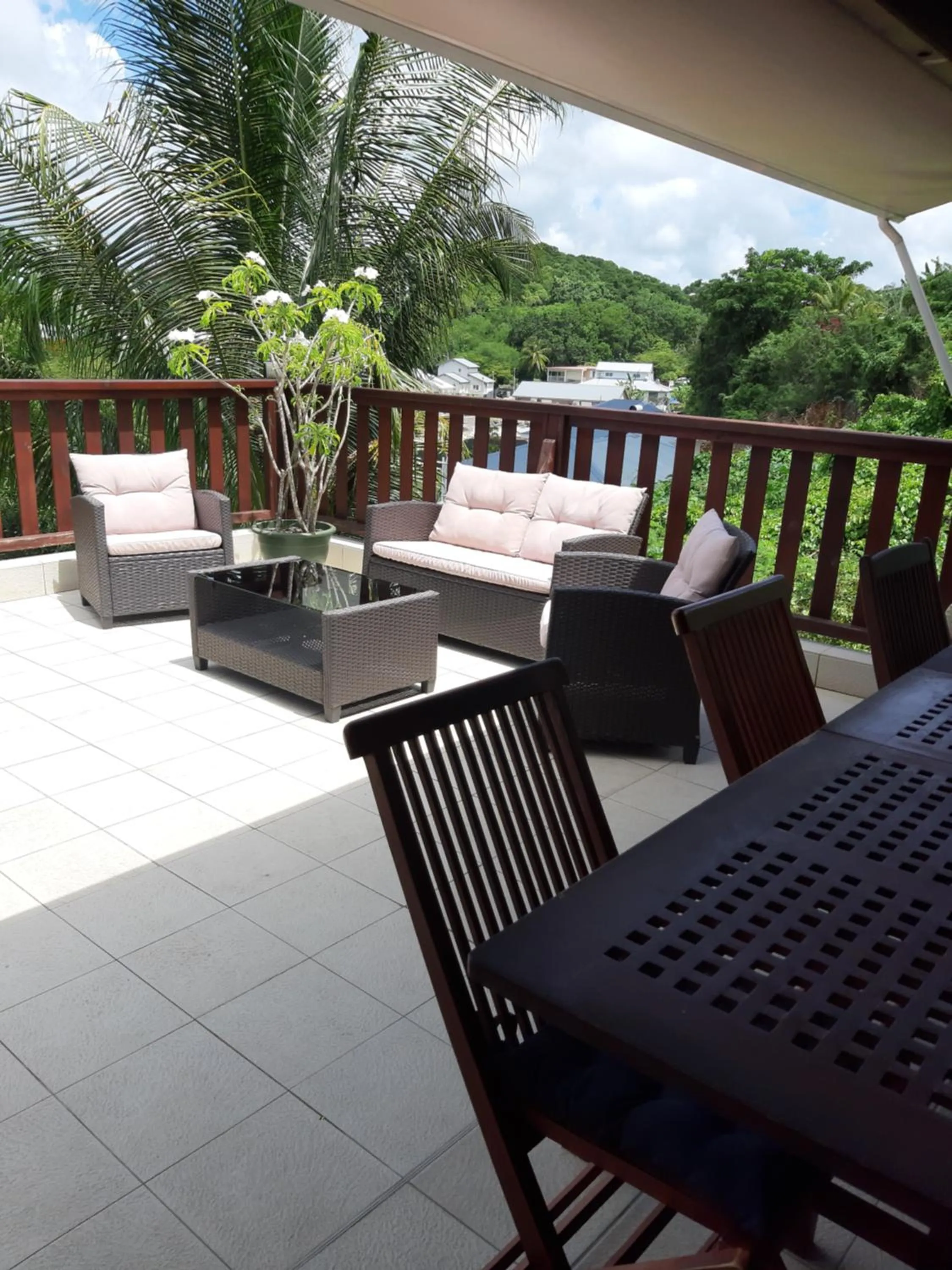 Patio in Ti Village Creole