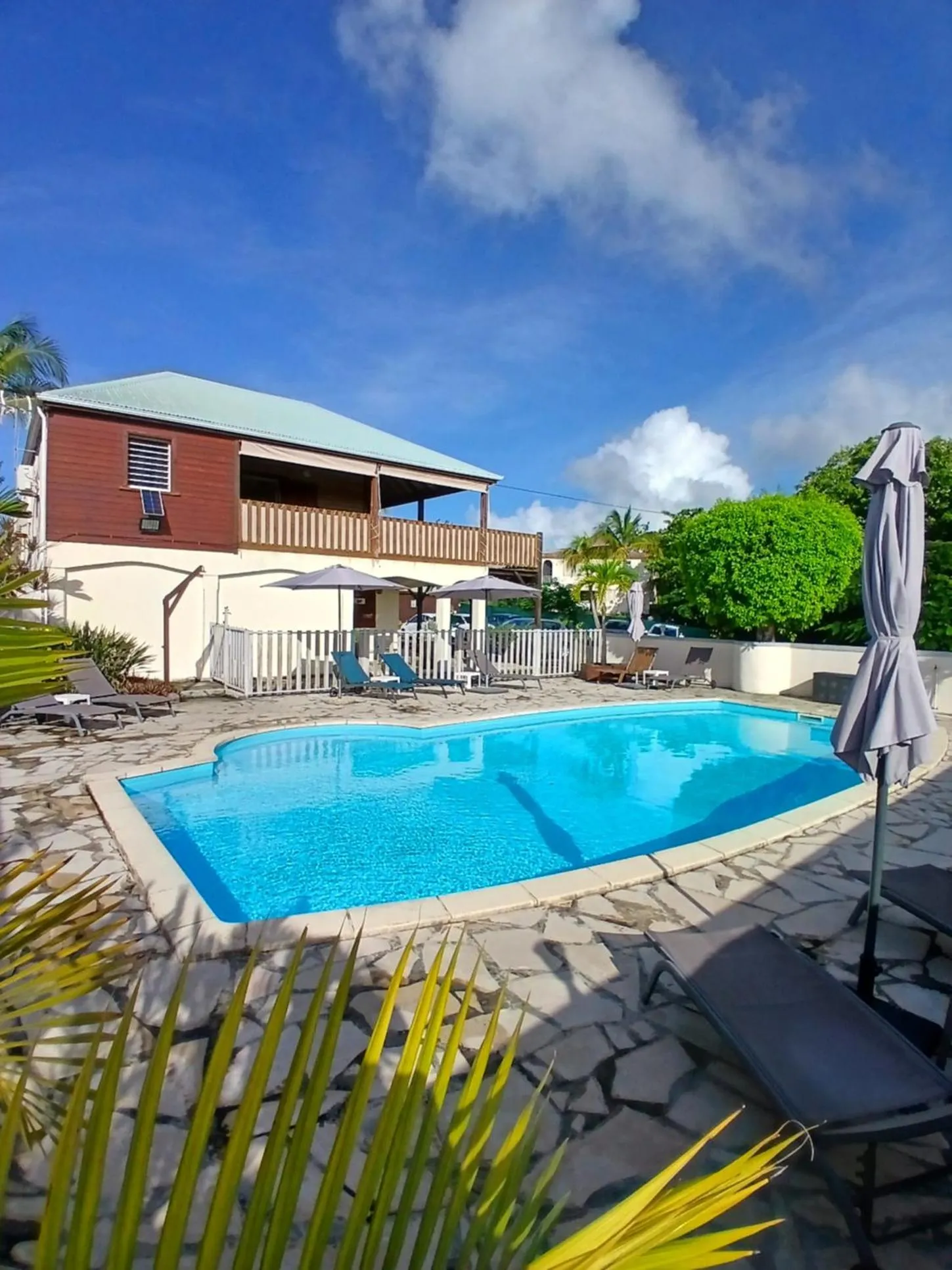Swimming pool in Ti Village Creole