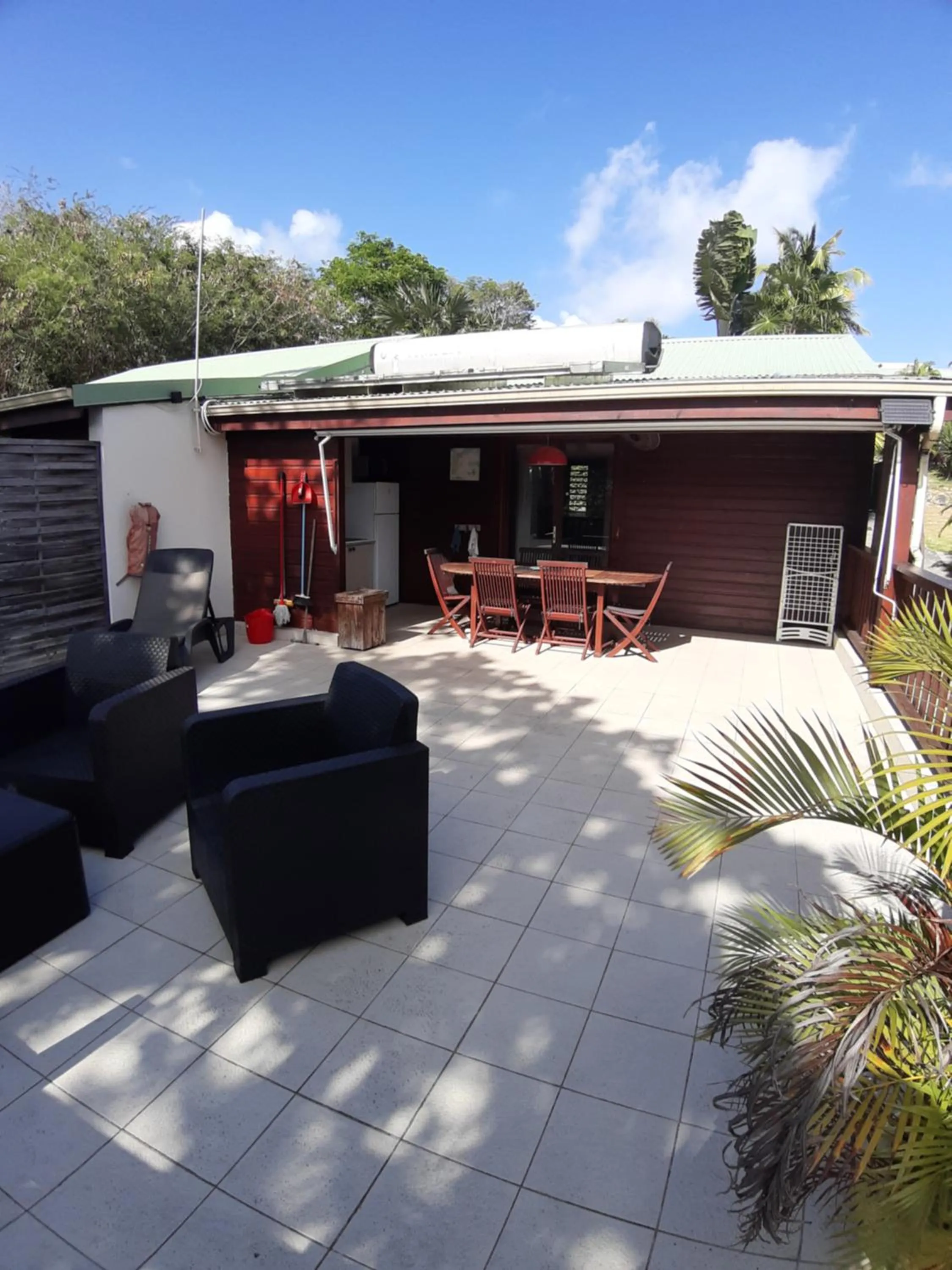 Patio in Ti Village Creole