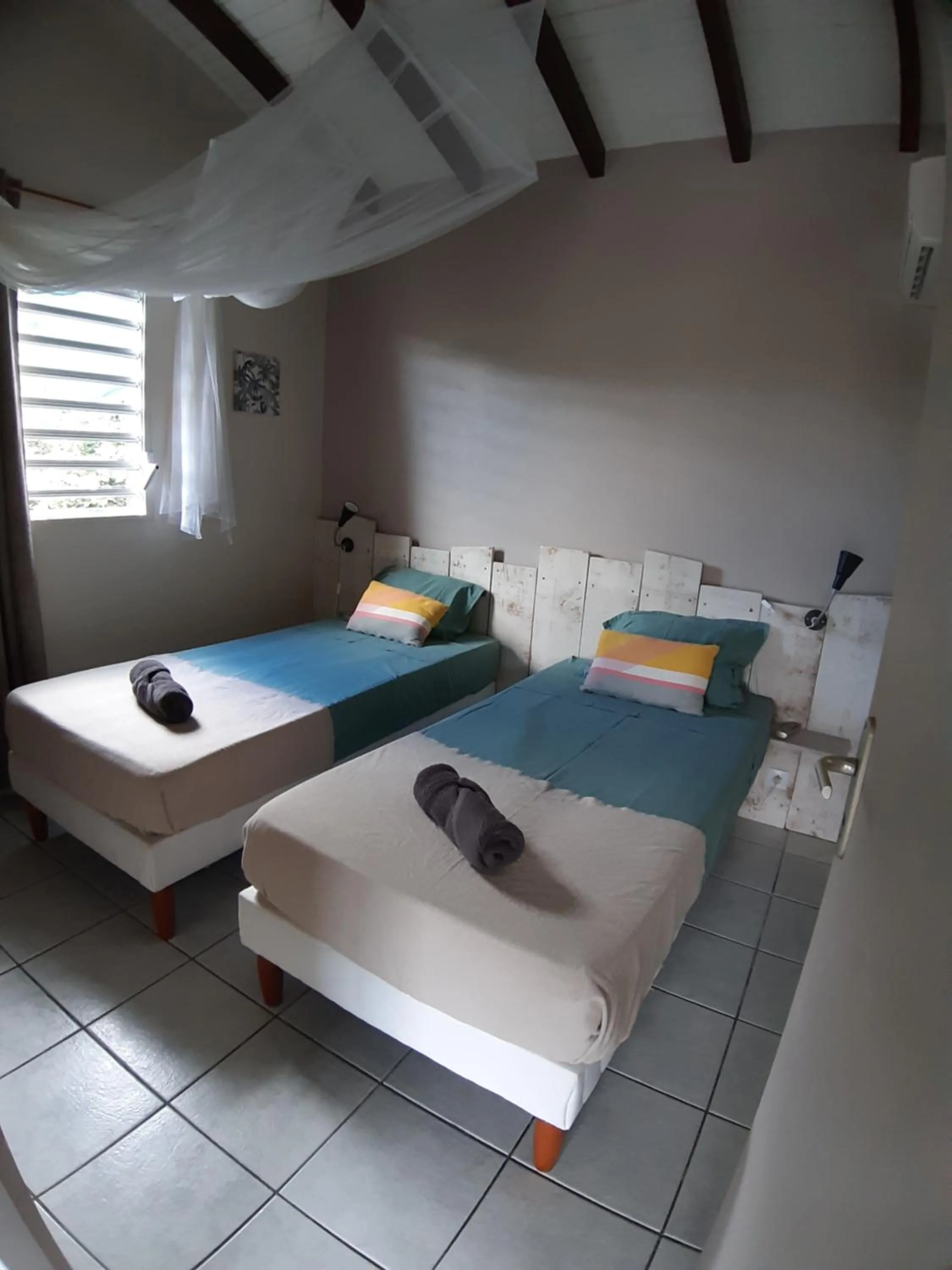 Bedroom, Bed in Ti Village Creole