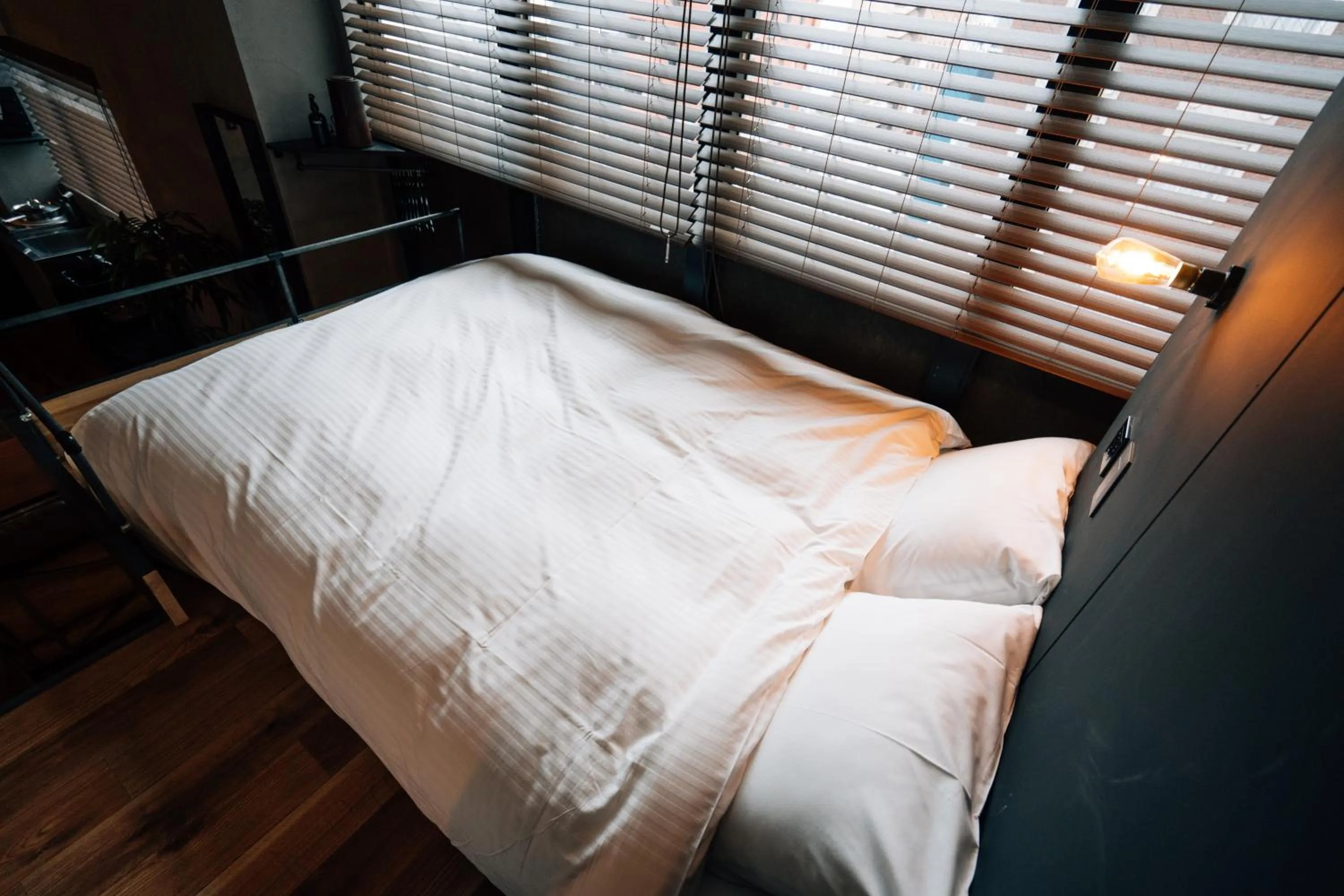 Photo of the whole room, Bed in mizuka Nakasu 1 - unmanned hotel -