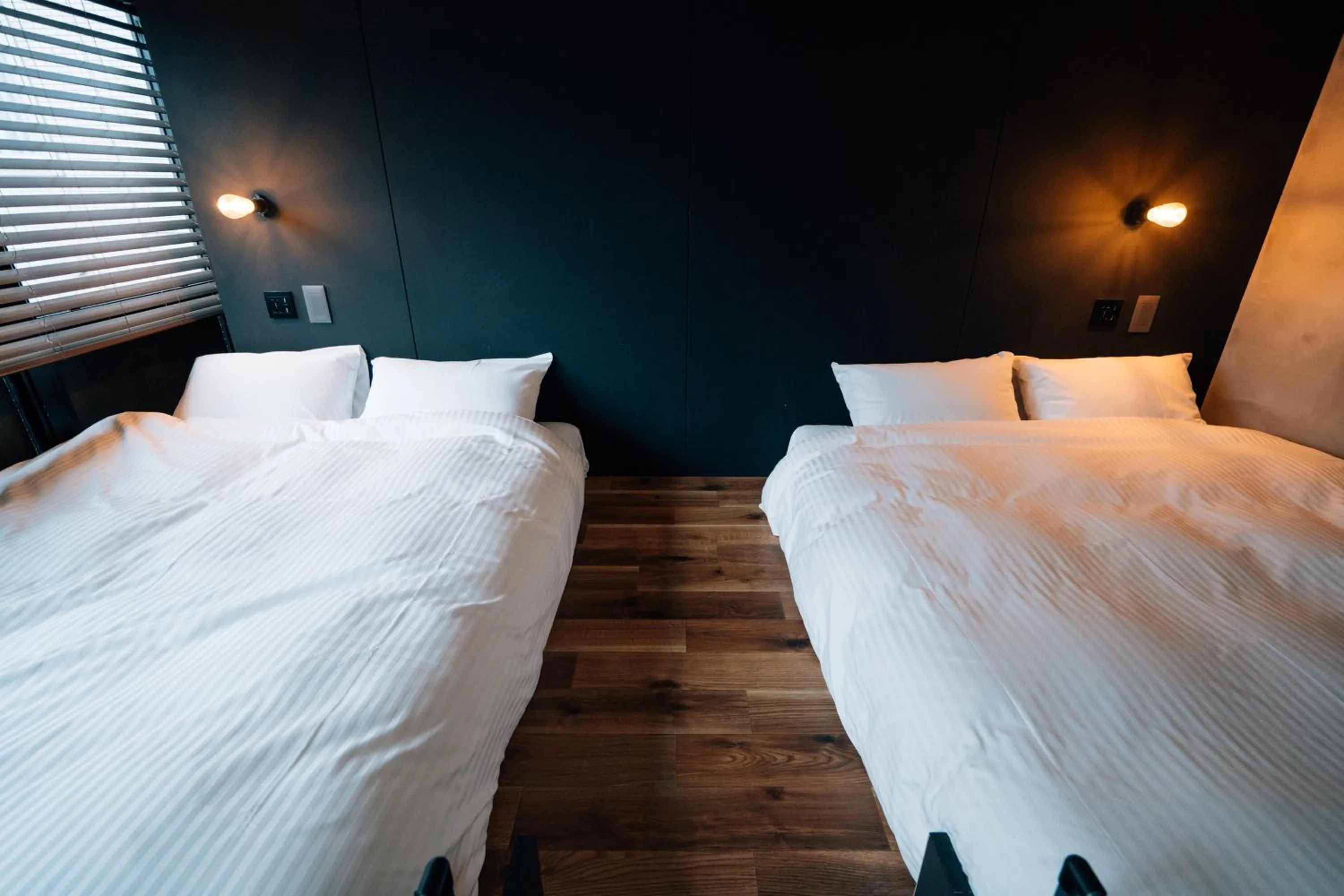 Bed in mizuka Nakasu 1 - unmanned hotel -