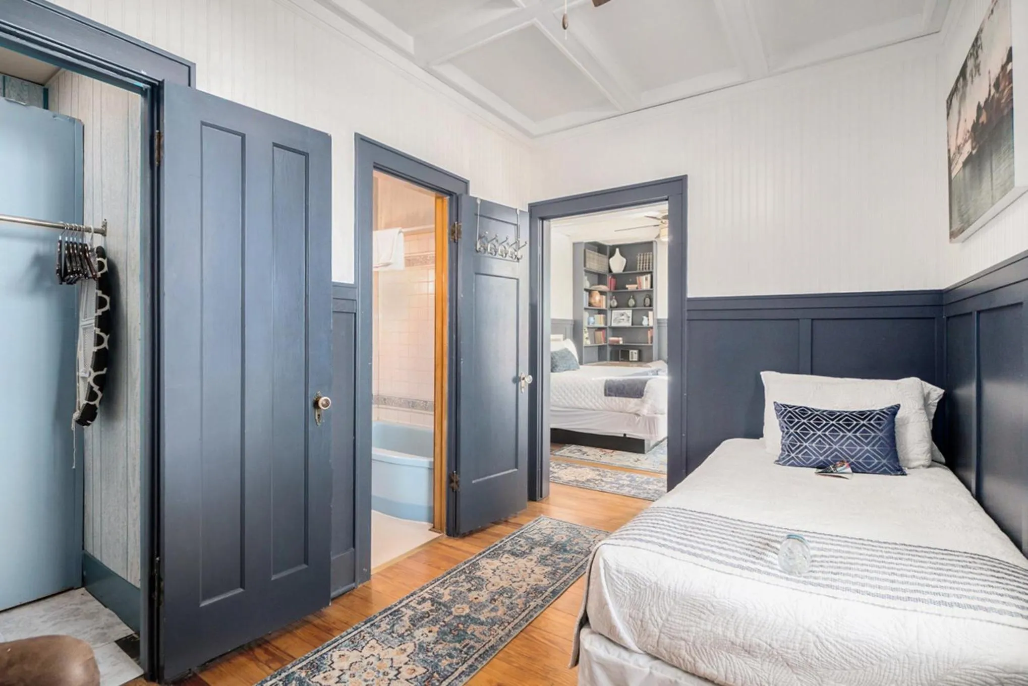 Bed in Historic Hotel Nichols