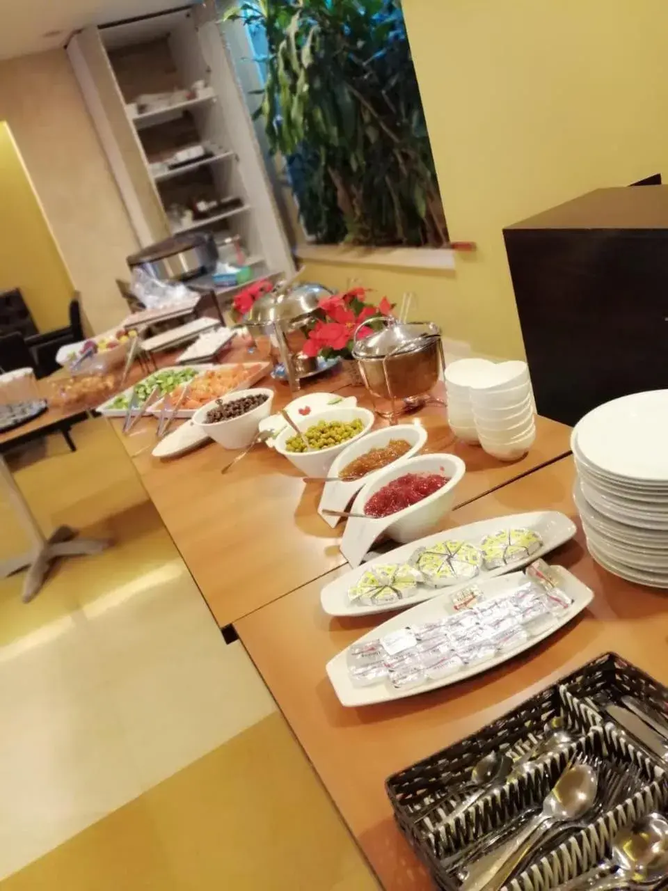 Buffet breakfast in Caesar's Park Hotel Buffet breakfast in Caesar's Park Hotel