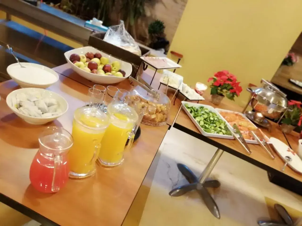 Buffet breakfast in Caesar's Park Hotel Buffet breakfast in Caesar's Park Hotel