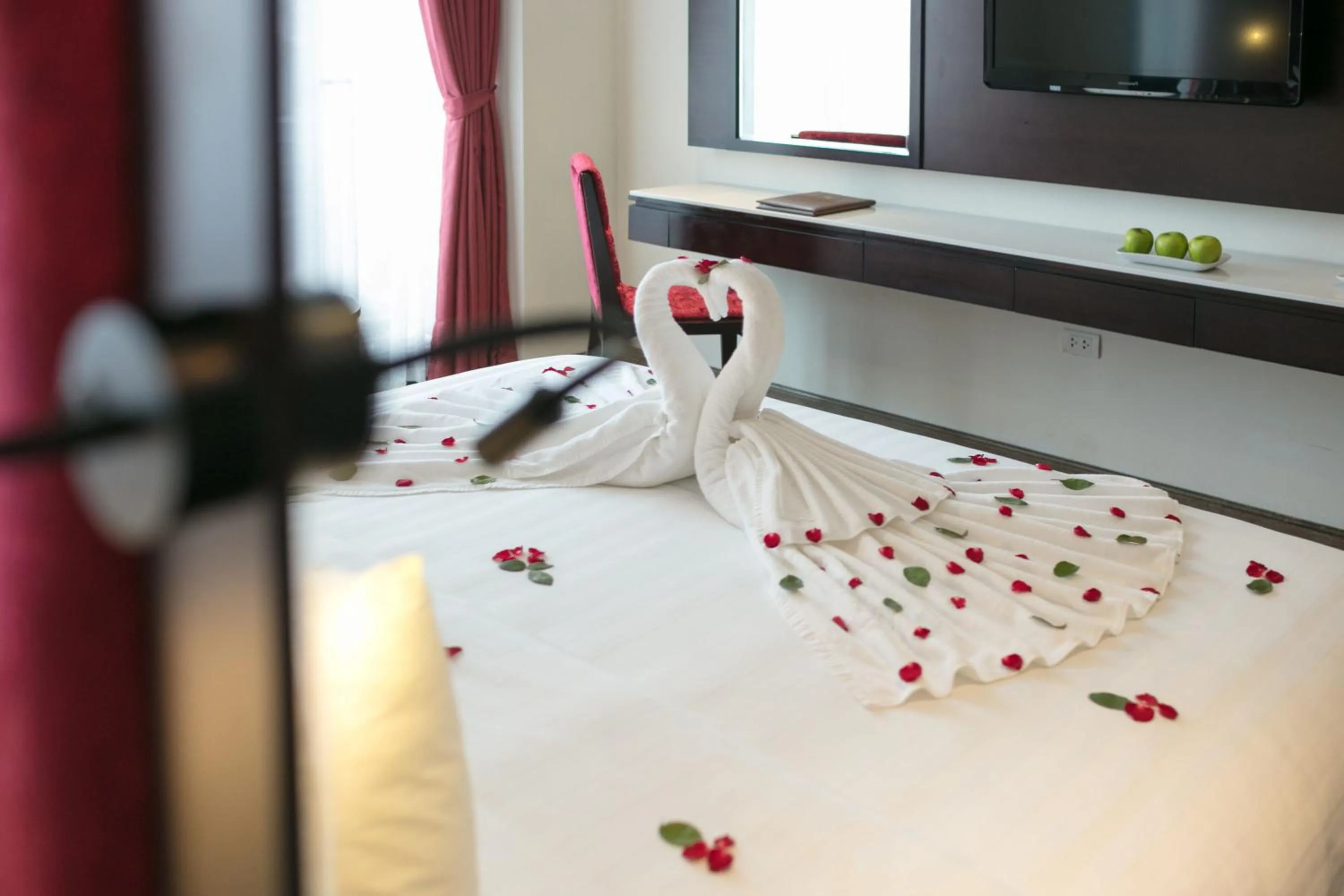 Decorative detail, Bed in Serene Boutique Hotel & Spa