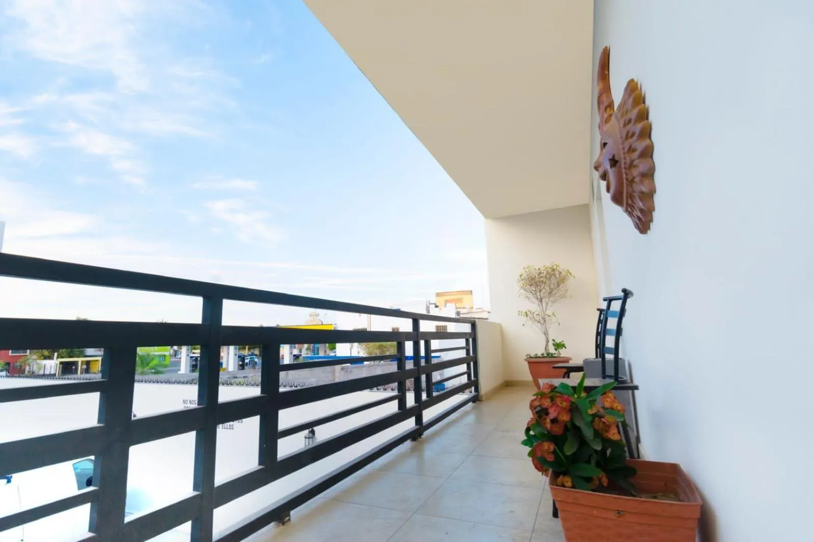 Balcony/Terrace in Hotel Nápoles
