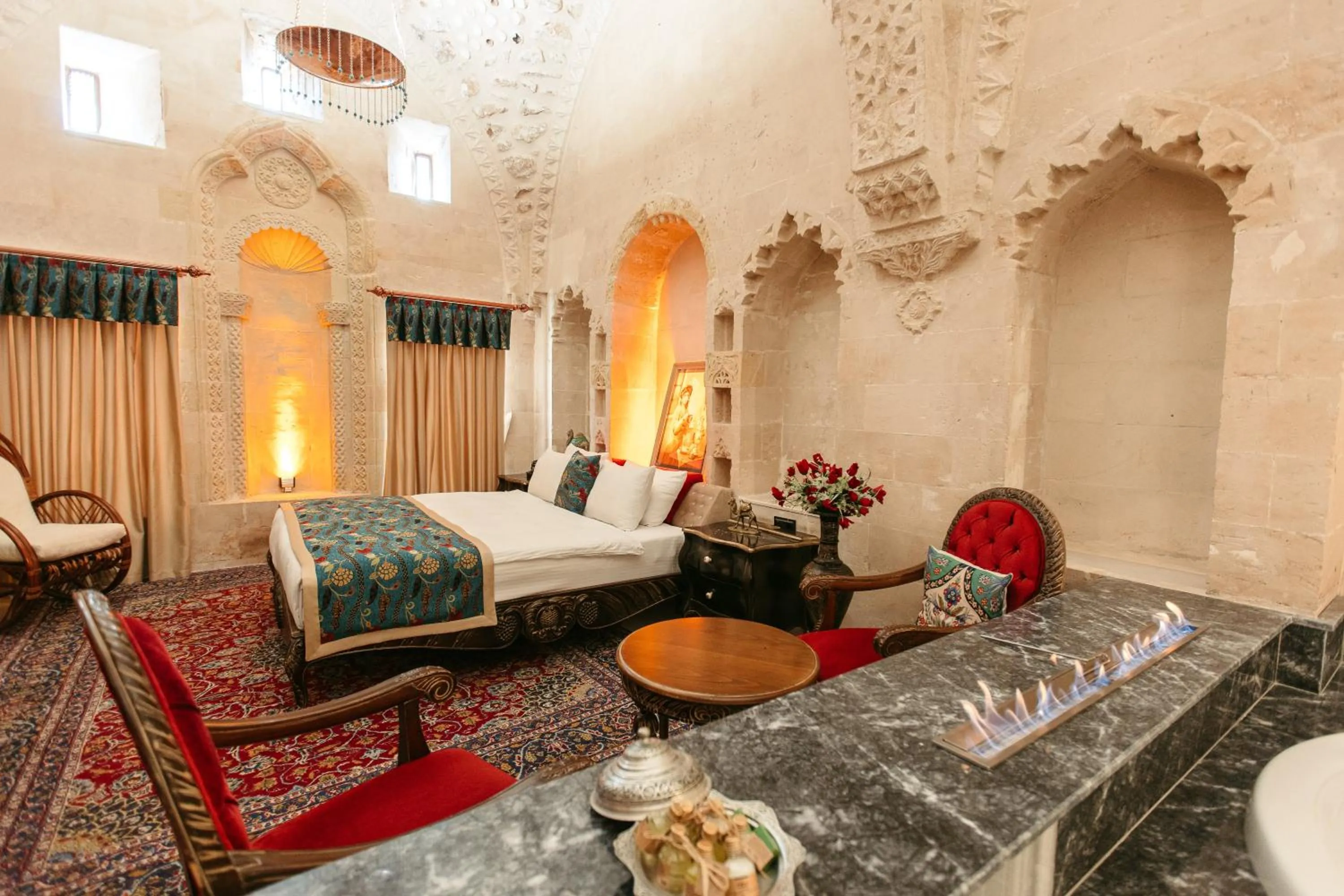 Bed in Maridin Hotel