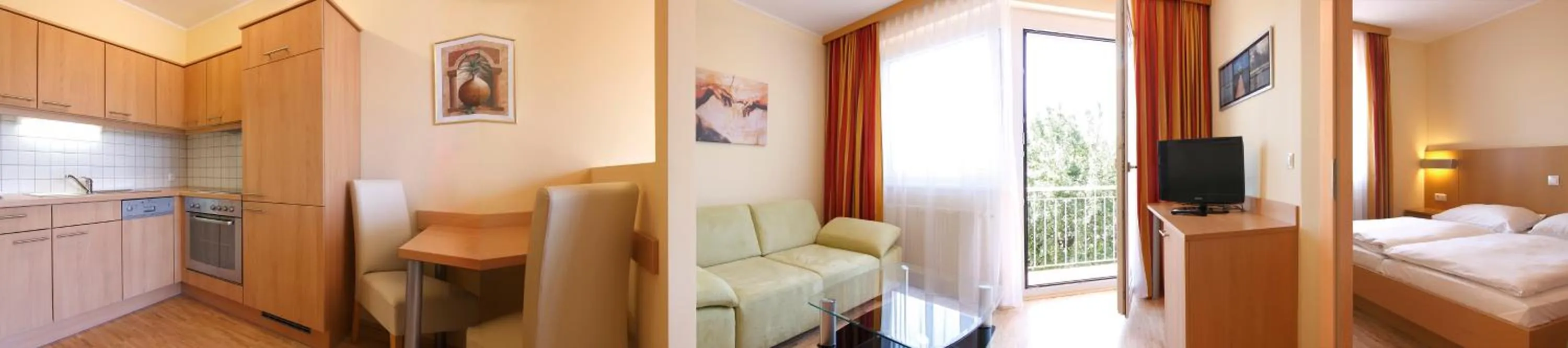 Bed in Hotel Der Stockinger