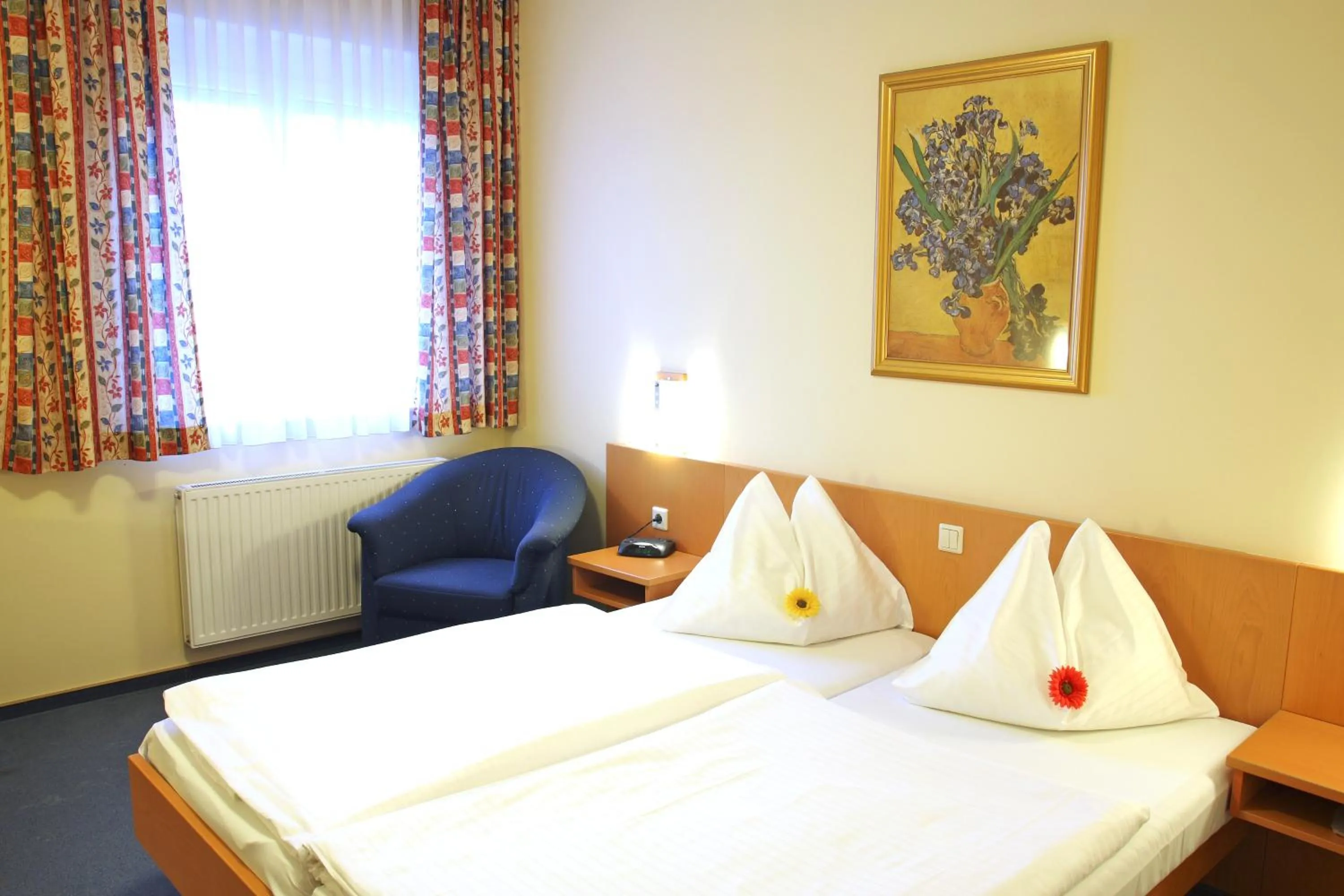 Bed in Hotel Der Stockinger