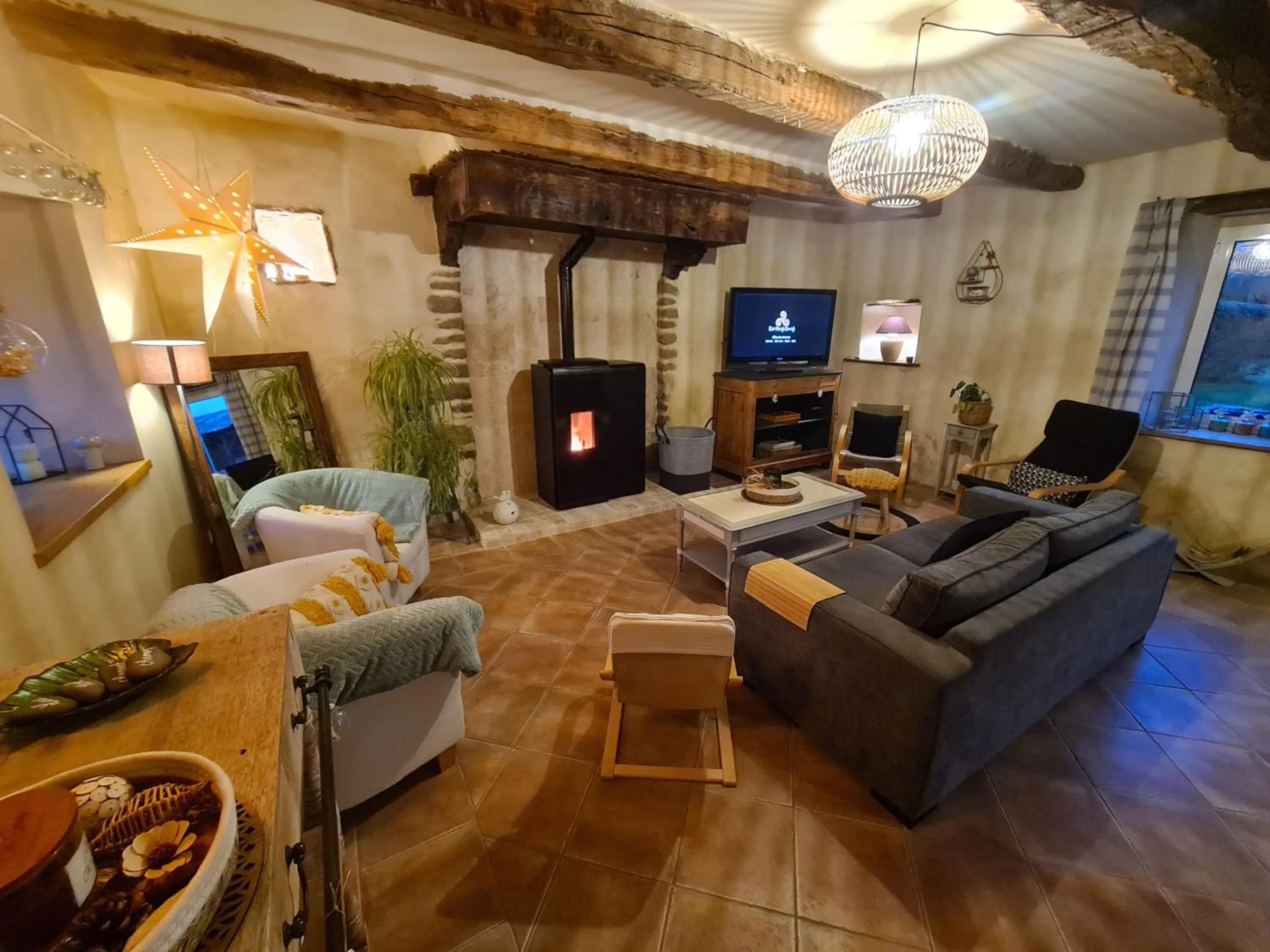 Living room in Kêr Neizh Breizh - Gîtes de Charme - Le Petit Châtelier