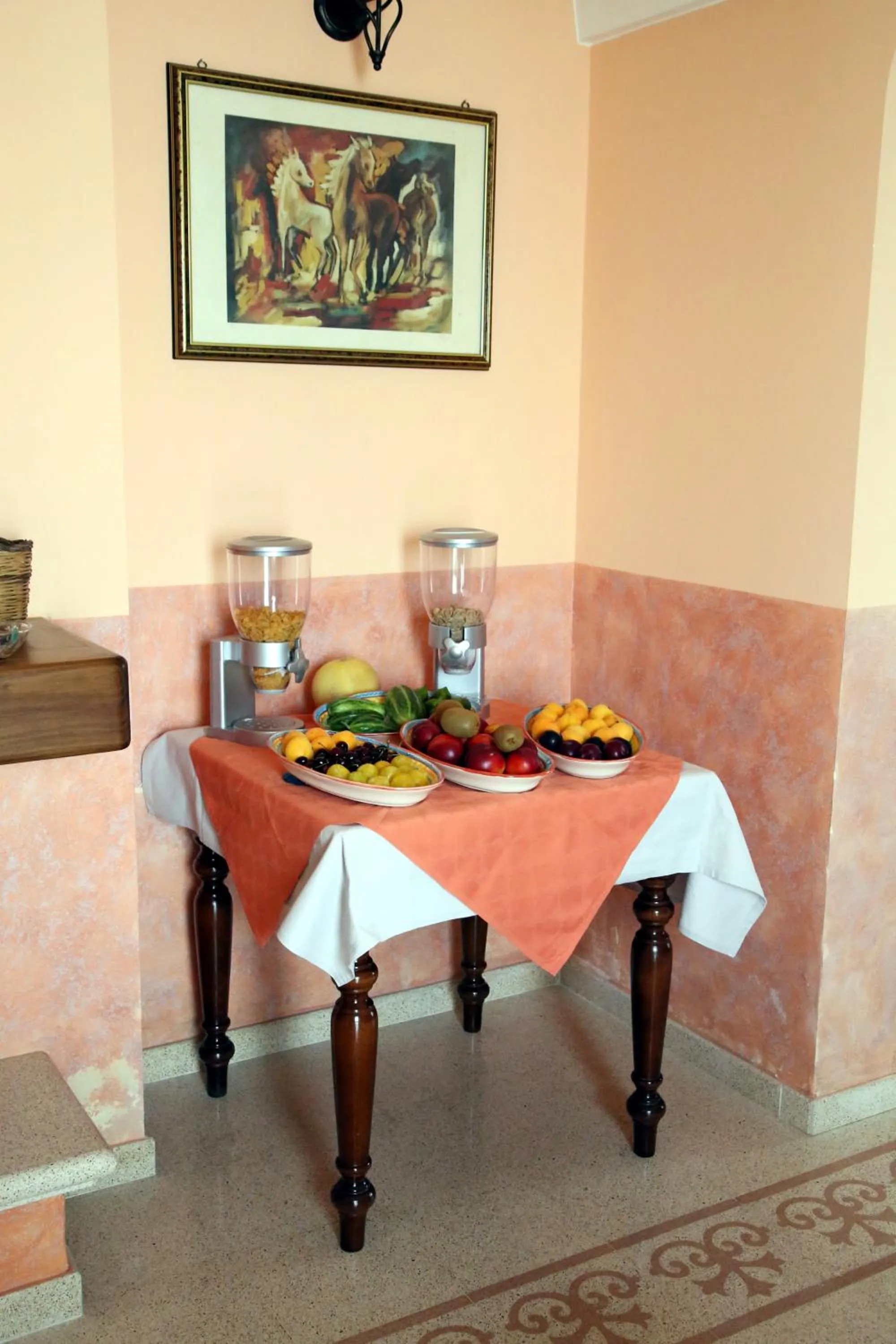 Communal lounge/ TV room in B&B Borgosolare