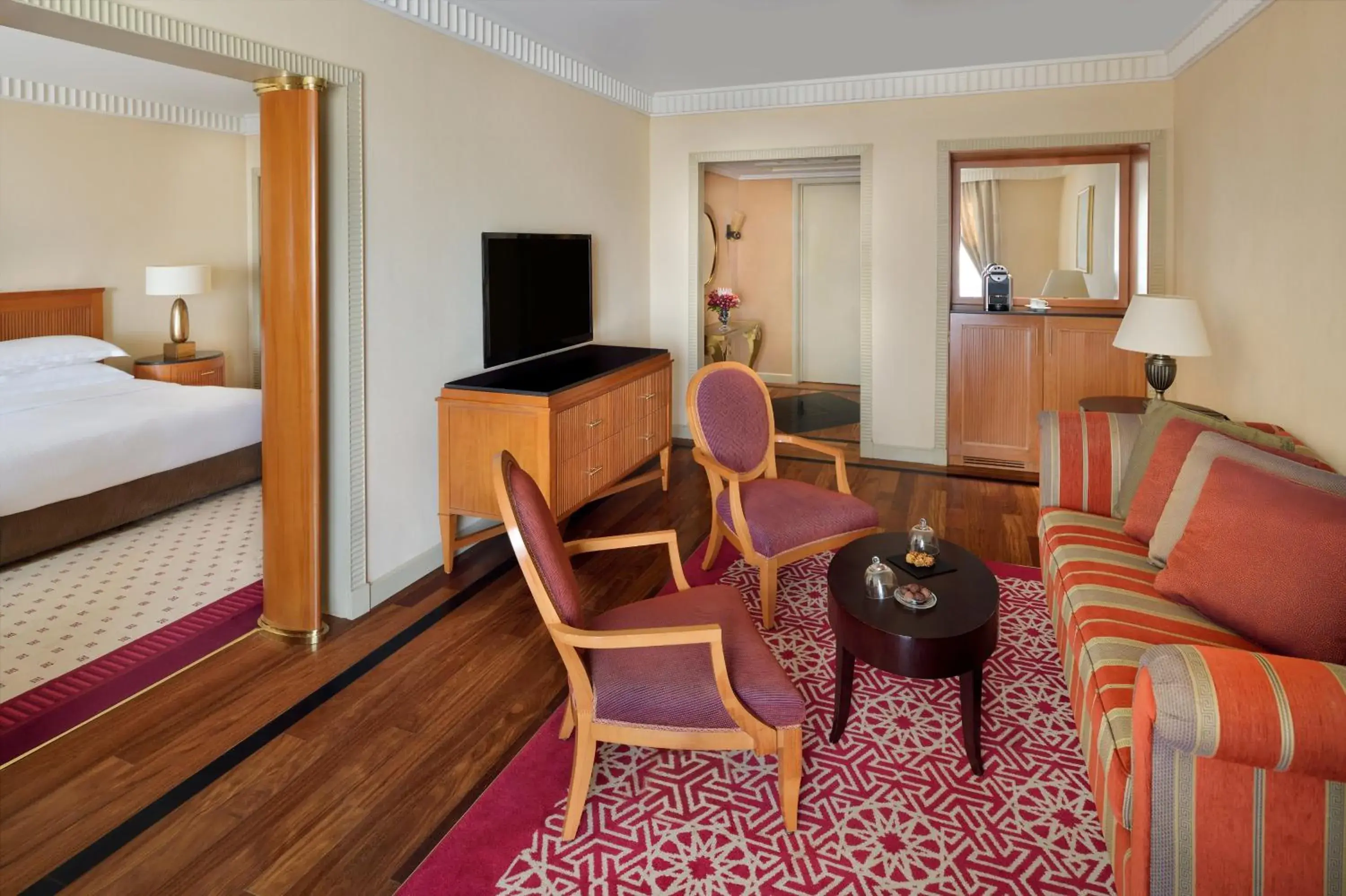 Communal lounge/ TV room, Bed in InterContinental Jeddah by IHG Communal lounge/ TV room, Bed in InterContinental Jeddah by IHG