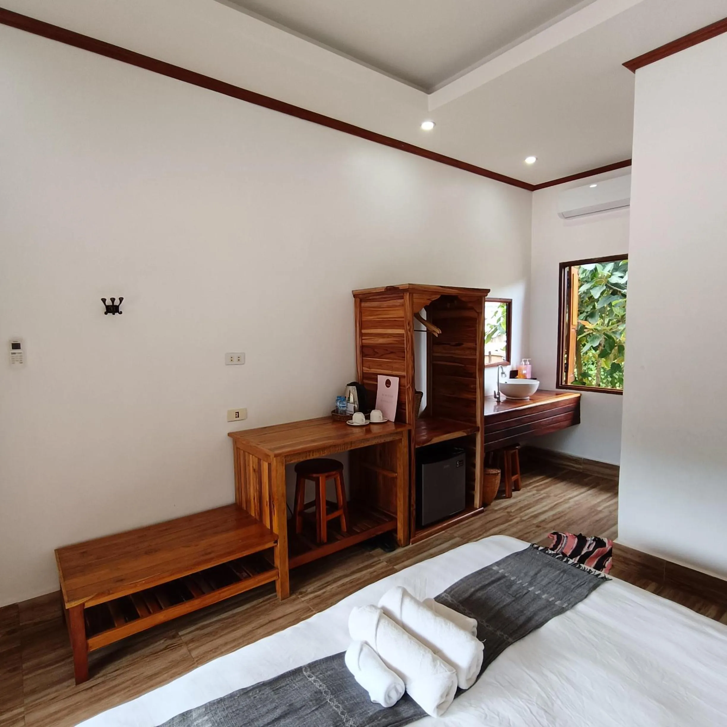 Bed in Nam ou view villa