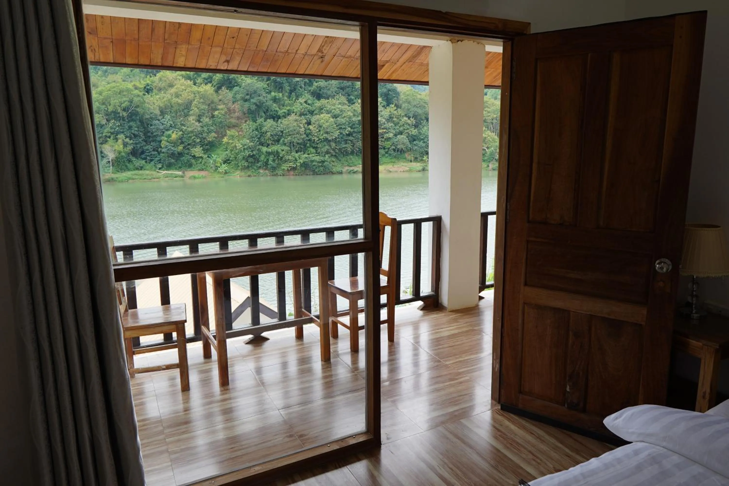Balcony/Terrace in Nam ou view villa