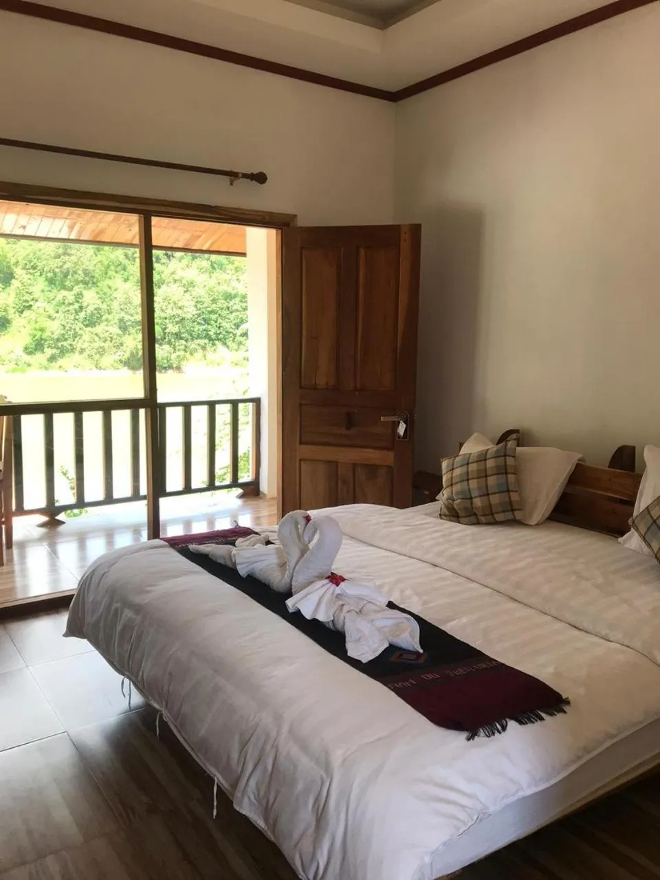 Bed in Nam ou view villa