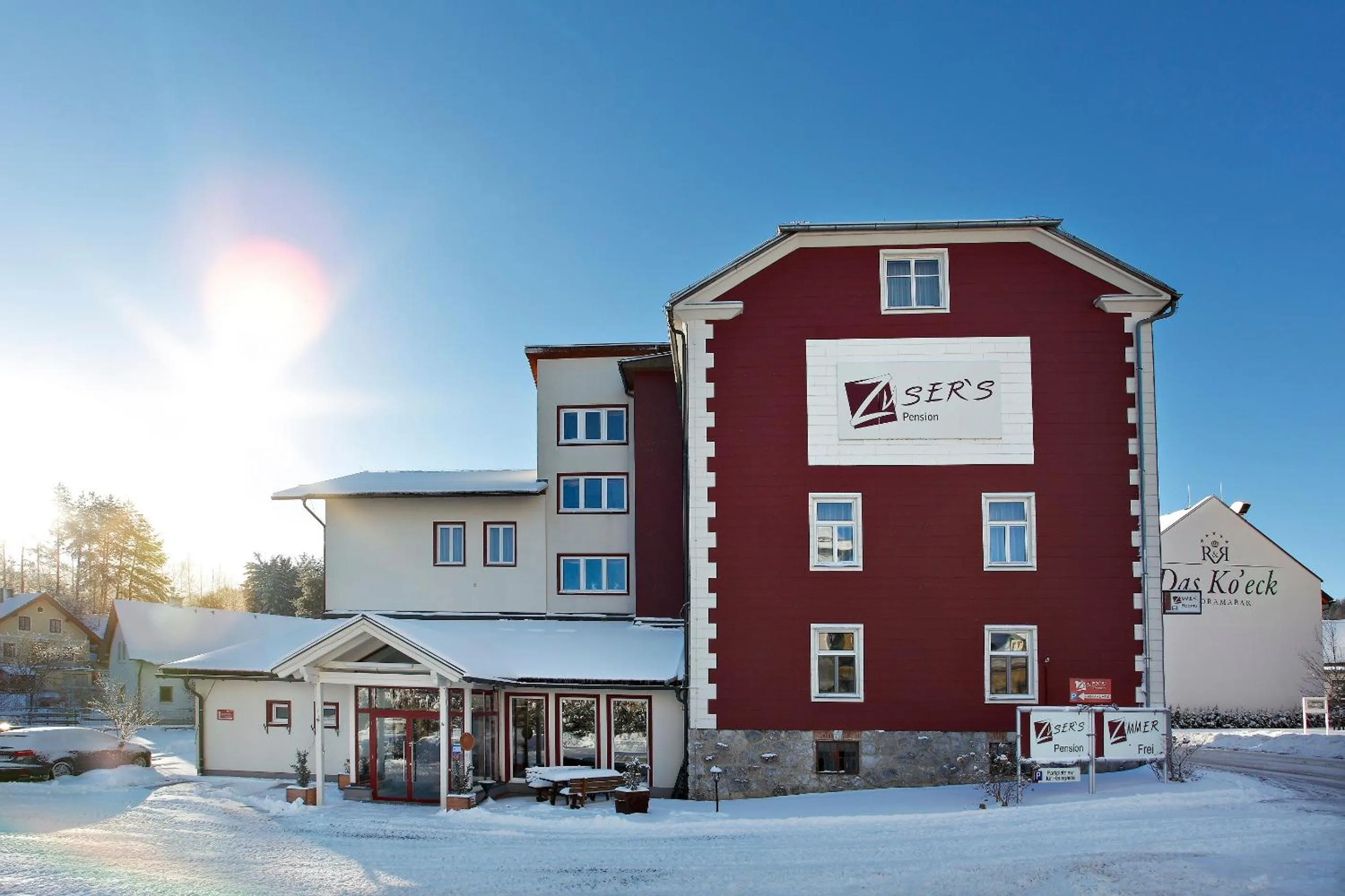Facade/entrance in Familie Zuser Hotel Garni