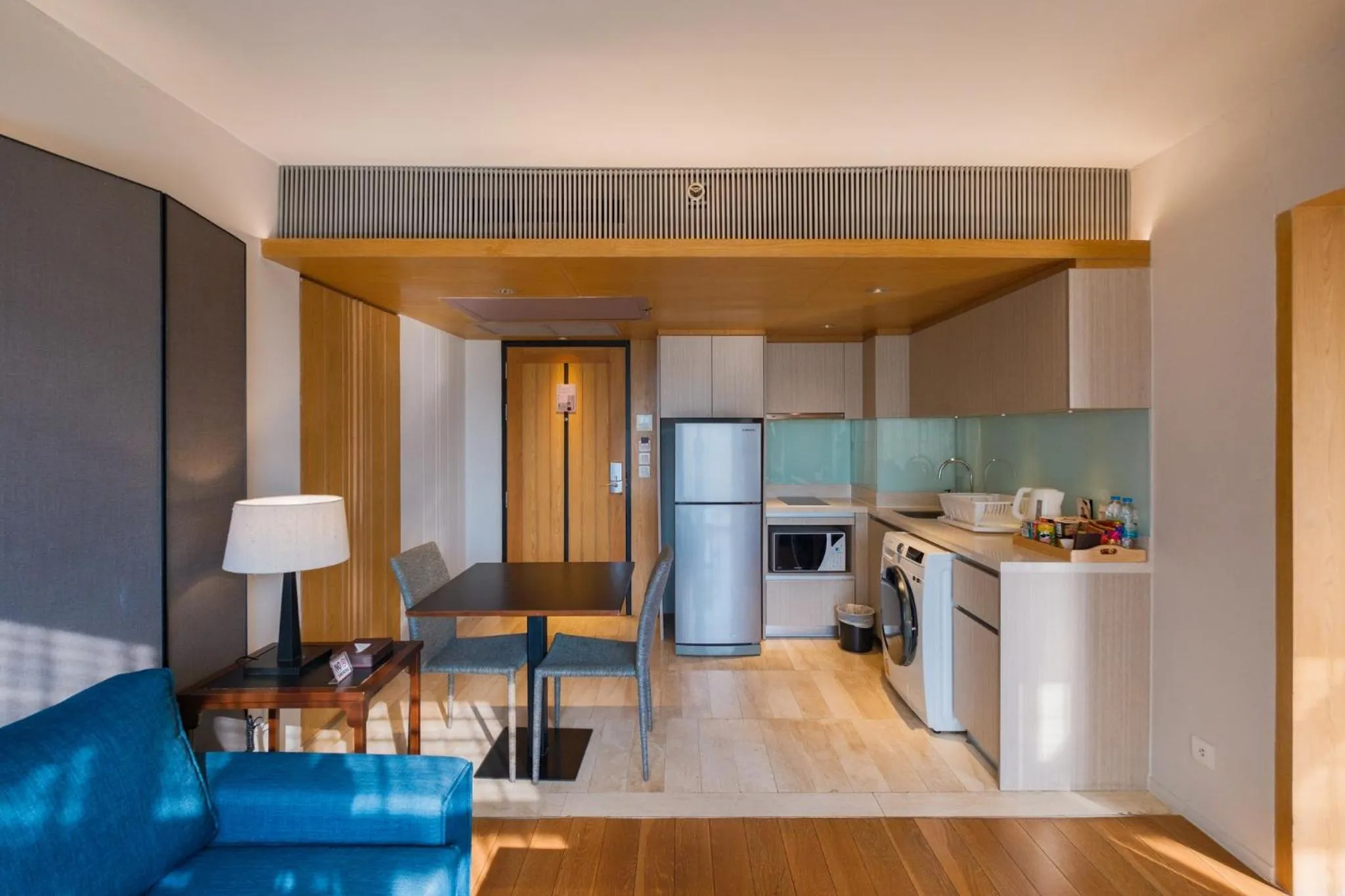 Living room in Arcadia Suites Bangkok