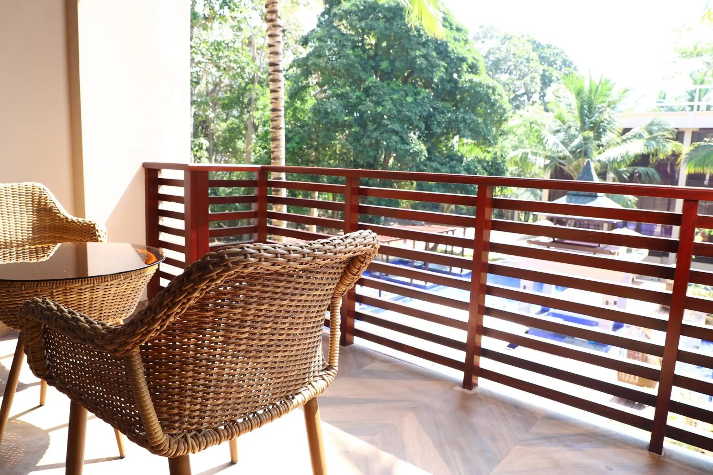 Pool view in Sea Shell Samssara Pool view in Sea Shell Samssara
