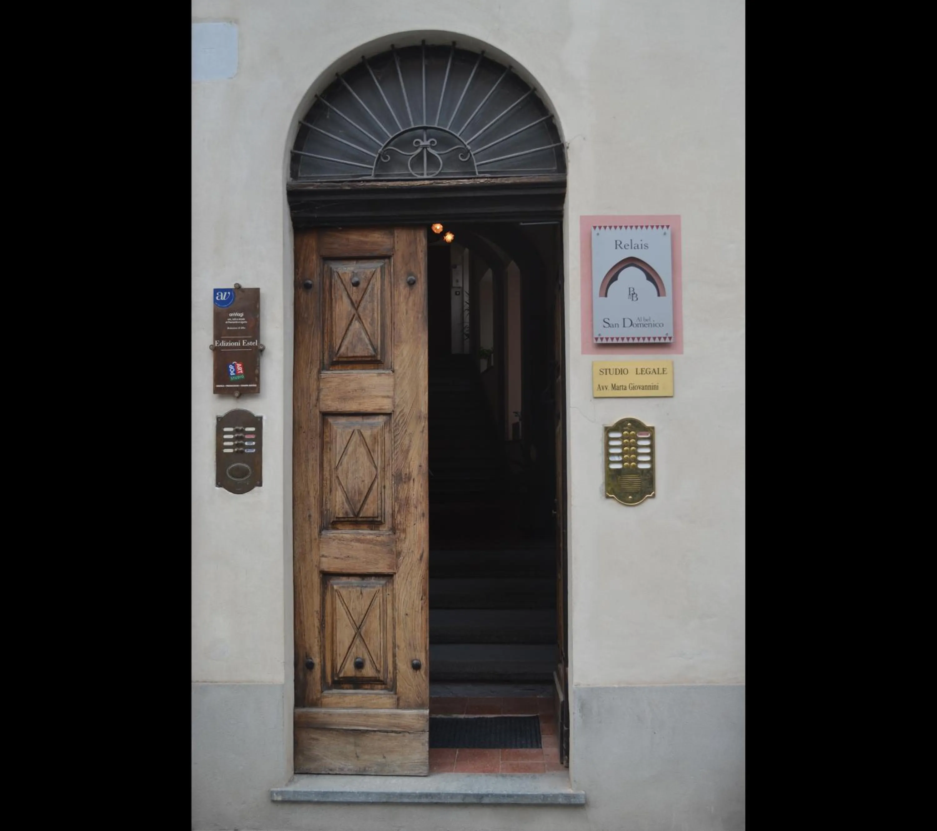 Facade/entrance in Relais Al Bel San Domenico